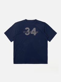Navy Single Jersey 34 Printed Core Tee
