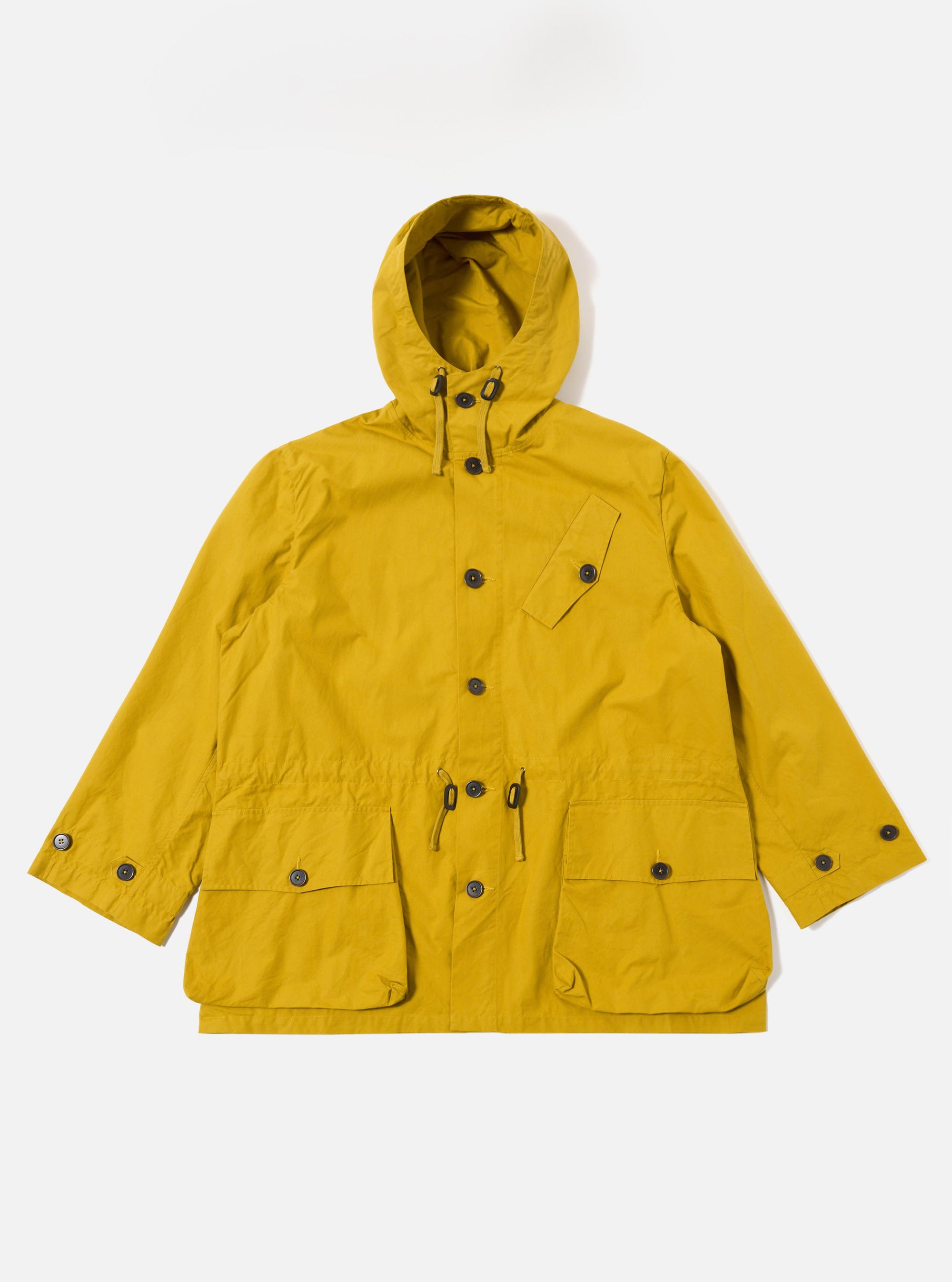 Yellow British Wax Cotton Boston Parka