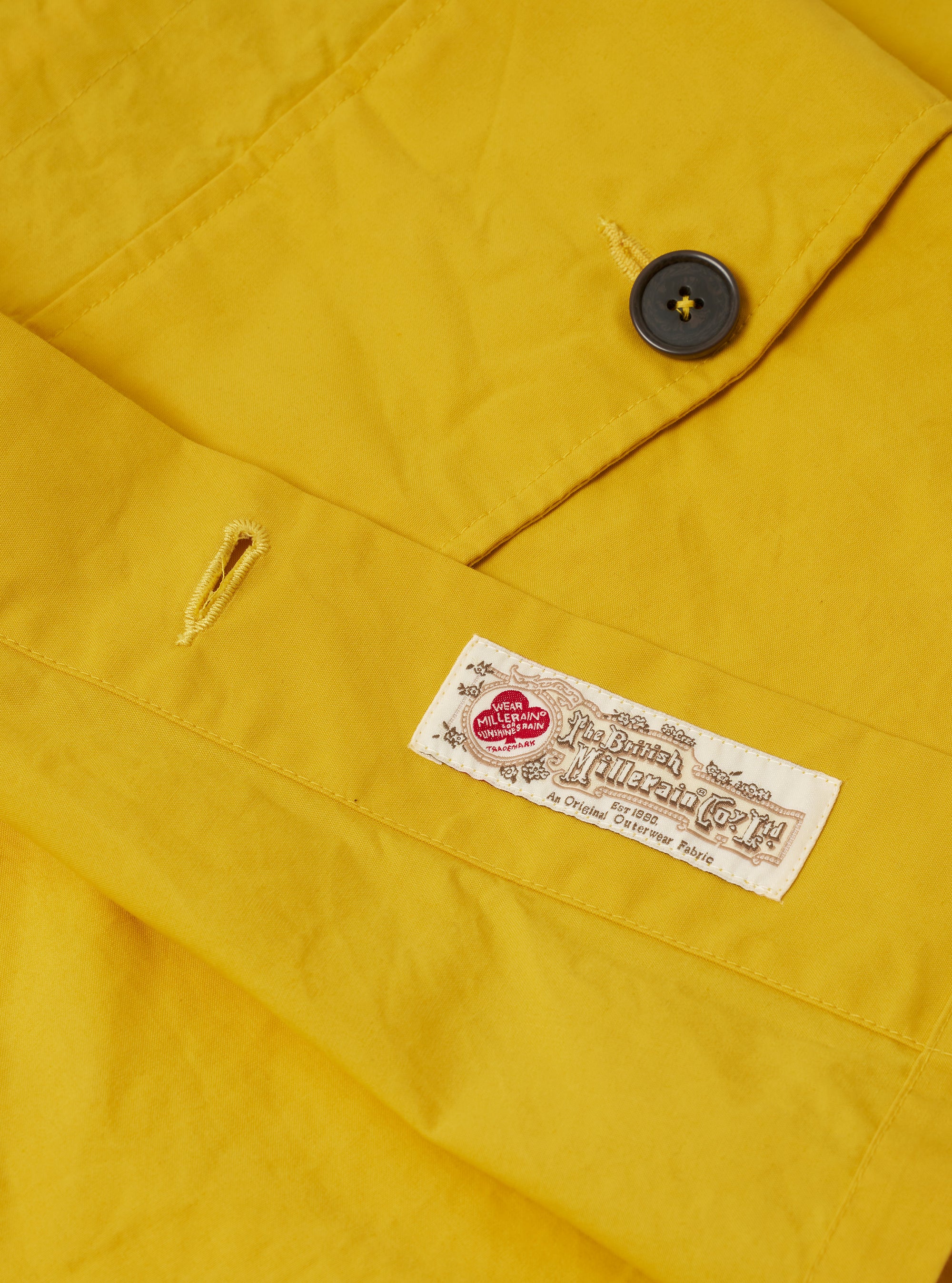 Yellow British Wax Cotton Boston Parka