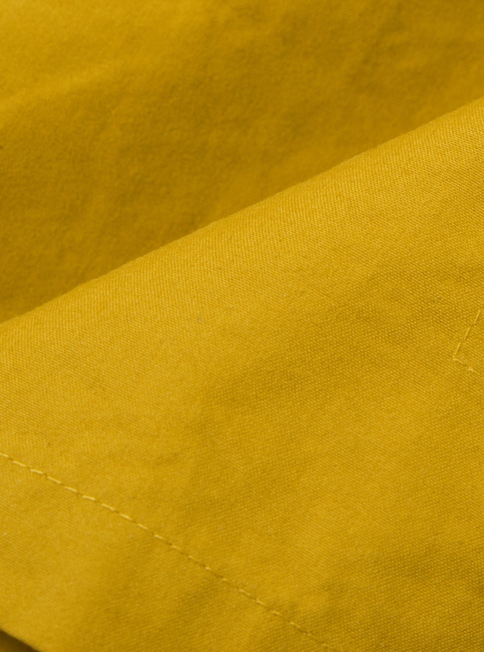 Yellow British Wax Cotton Boston Parka