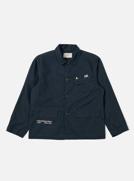 Men's A.Society x Universal Works Navy Broadcloth Starline Jacket