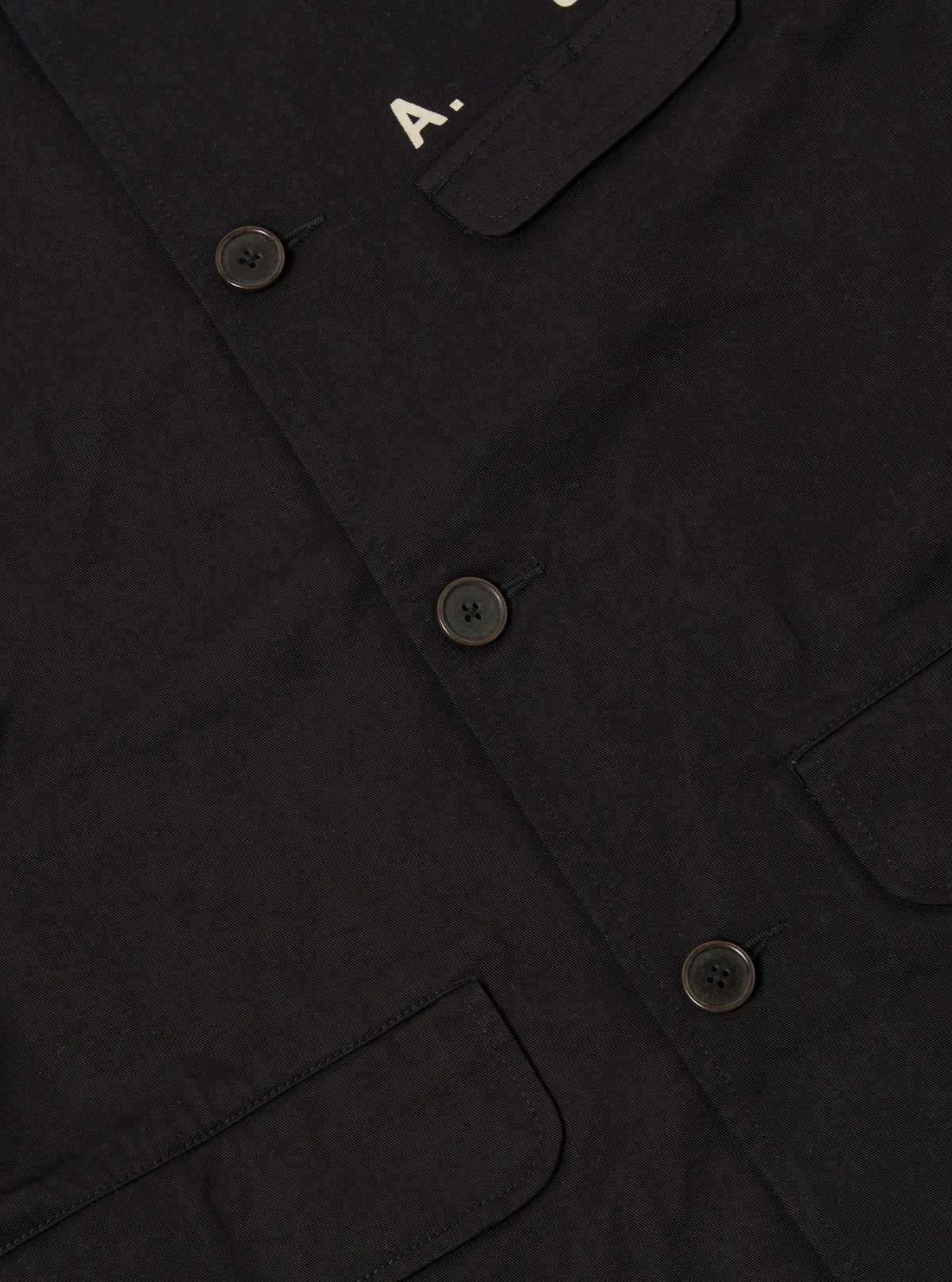 A. SOCIETY x Universal Works Black Twill Starline Jacket