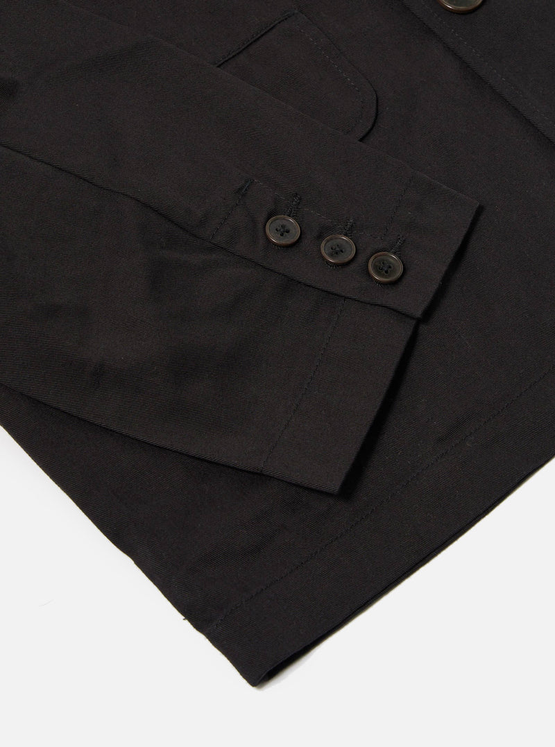 A. SOCIETY x Universal Works Black Twill Starline Jacket