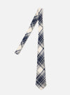 Navy Texture Plaid Tie