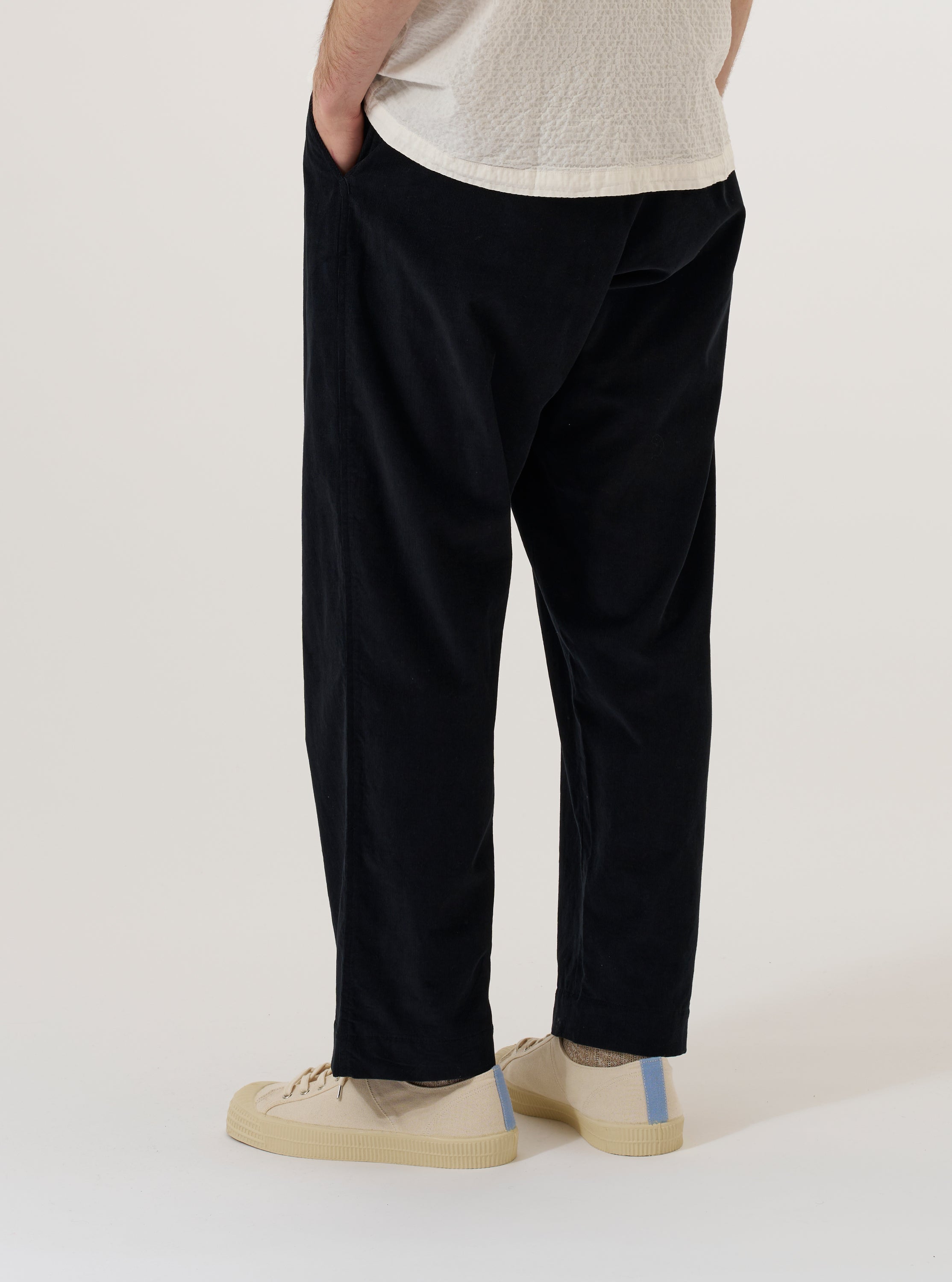 Men's Black Organic Fine Cord Oxford Pant – Universal Works