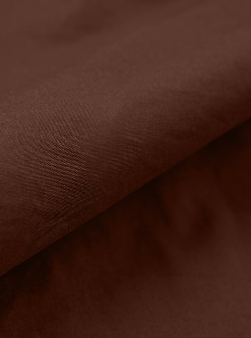 Brown Peached Poplin Franck Jacket