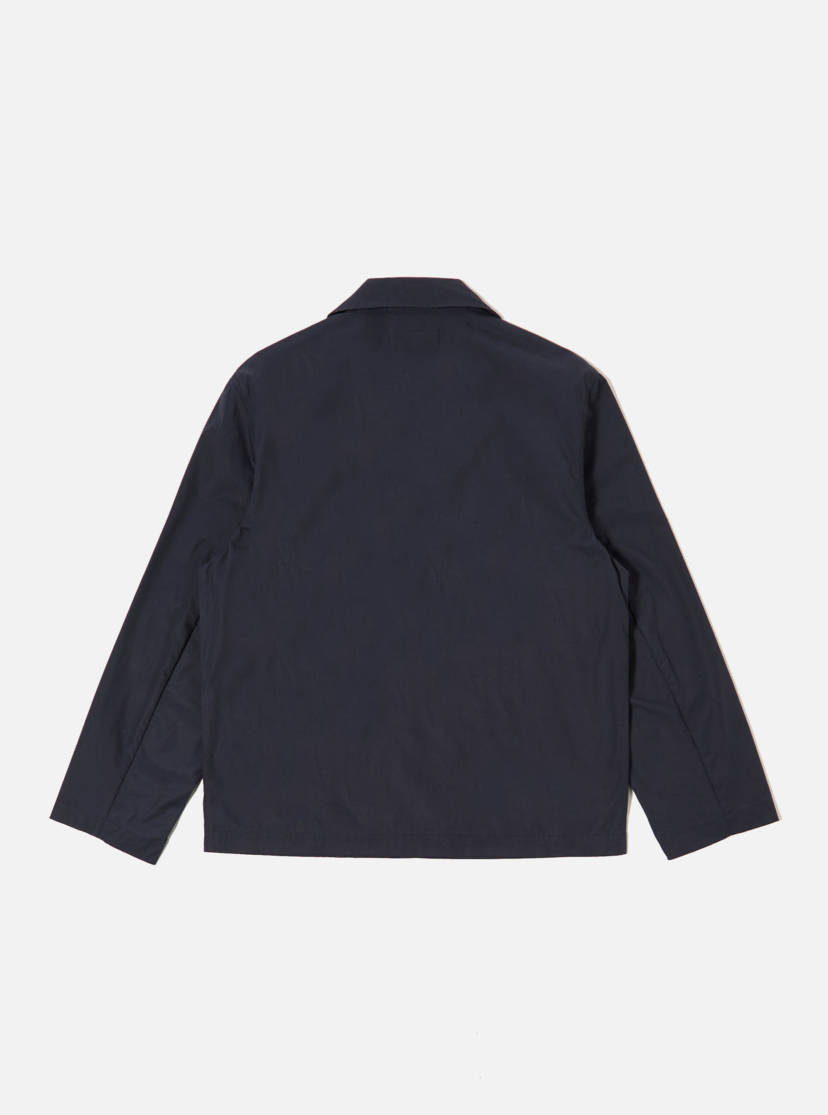 Navy Peached Poplin Franck Jacket