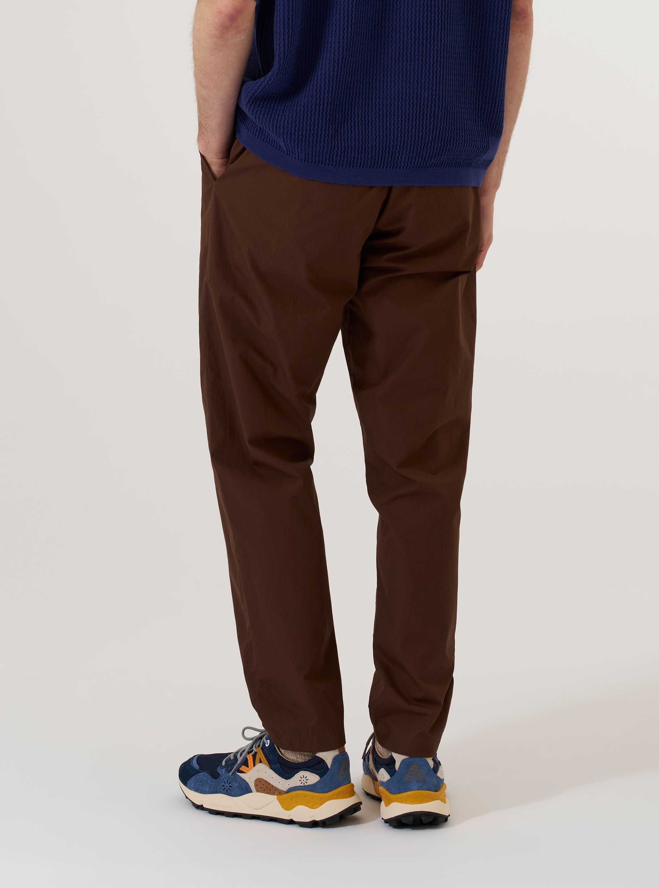 Men's Brown Poplin Military Chino – Universal Works