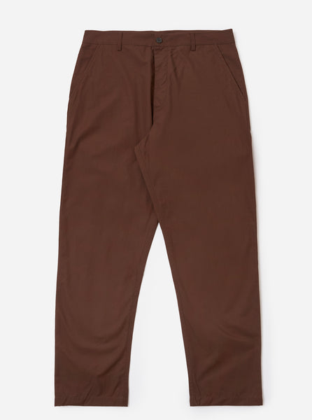 Men's Brown Poplin Military Chino – Universal Works