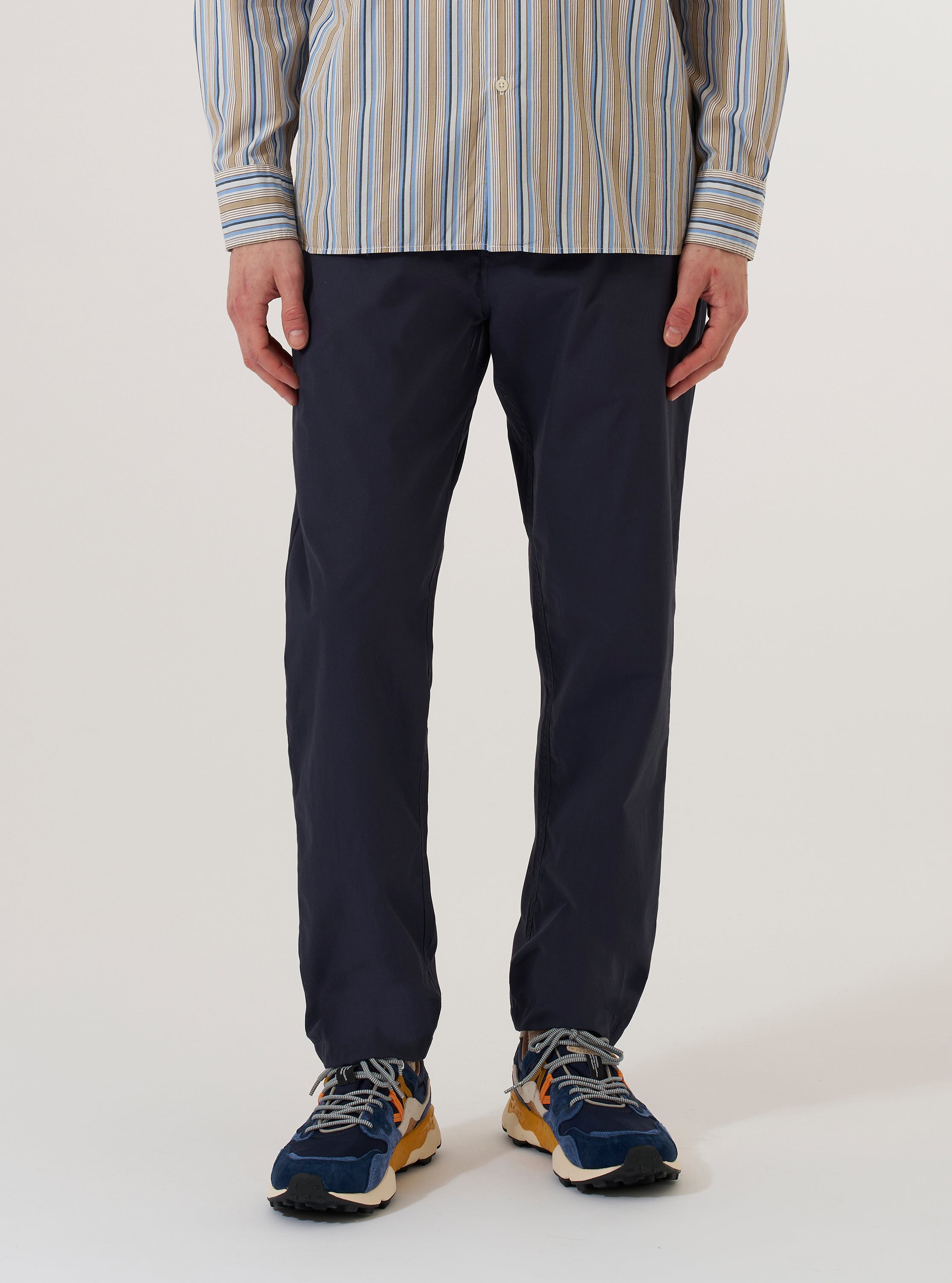 Men's Navy Poplin Military Chino – Universal Works