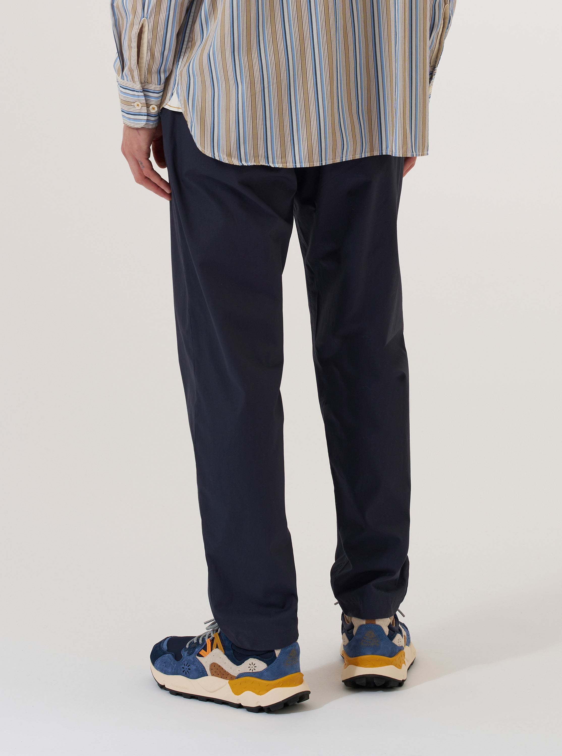 Men's Navy Peached Poplin Military Chino – Universal Works