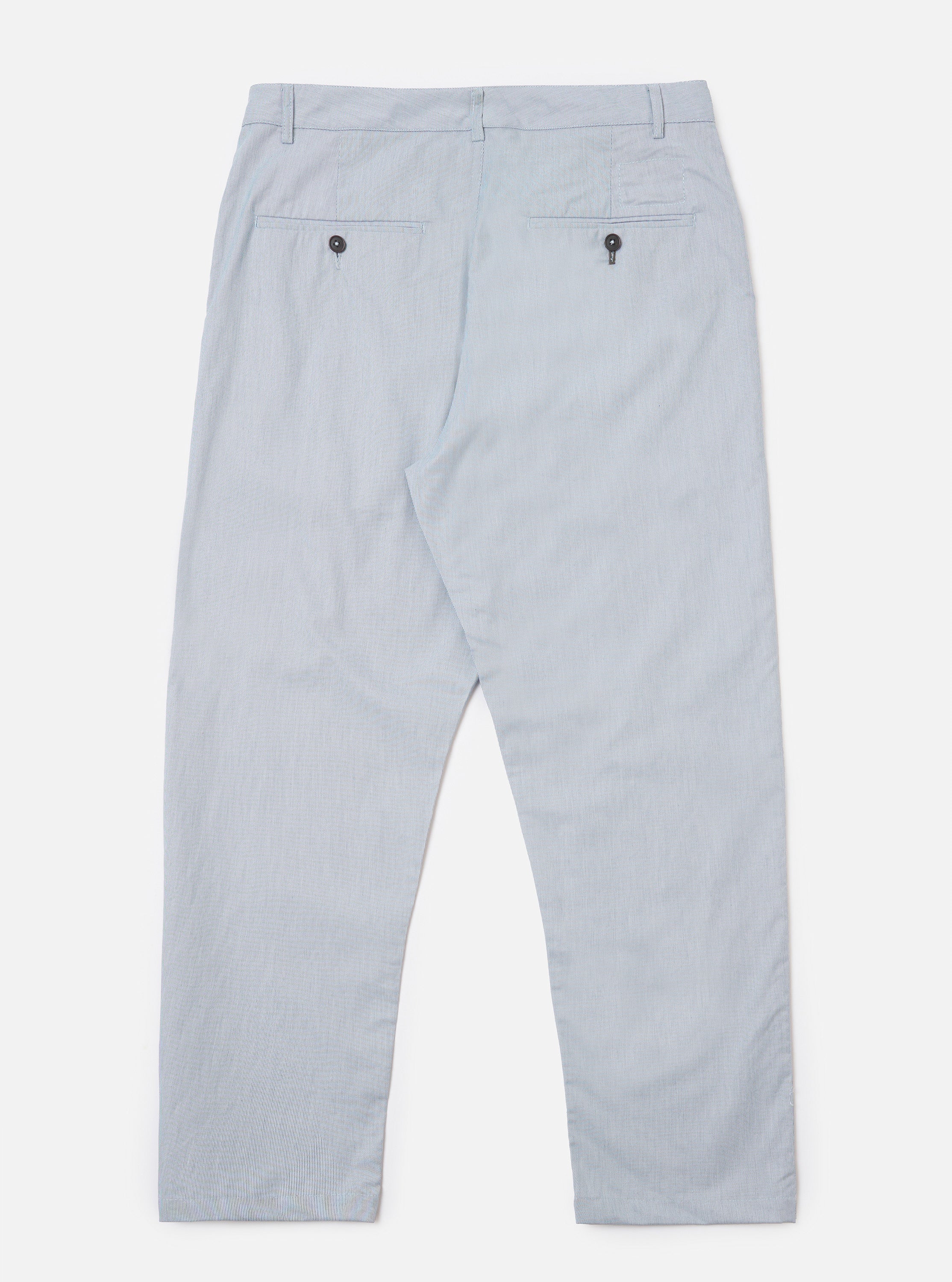 Men's Navy Stripe Military Chino – Universal Works