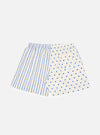 Ecru Block Dots & Stripes Boxer Short