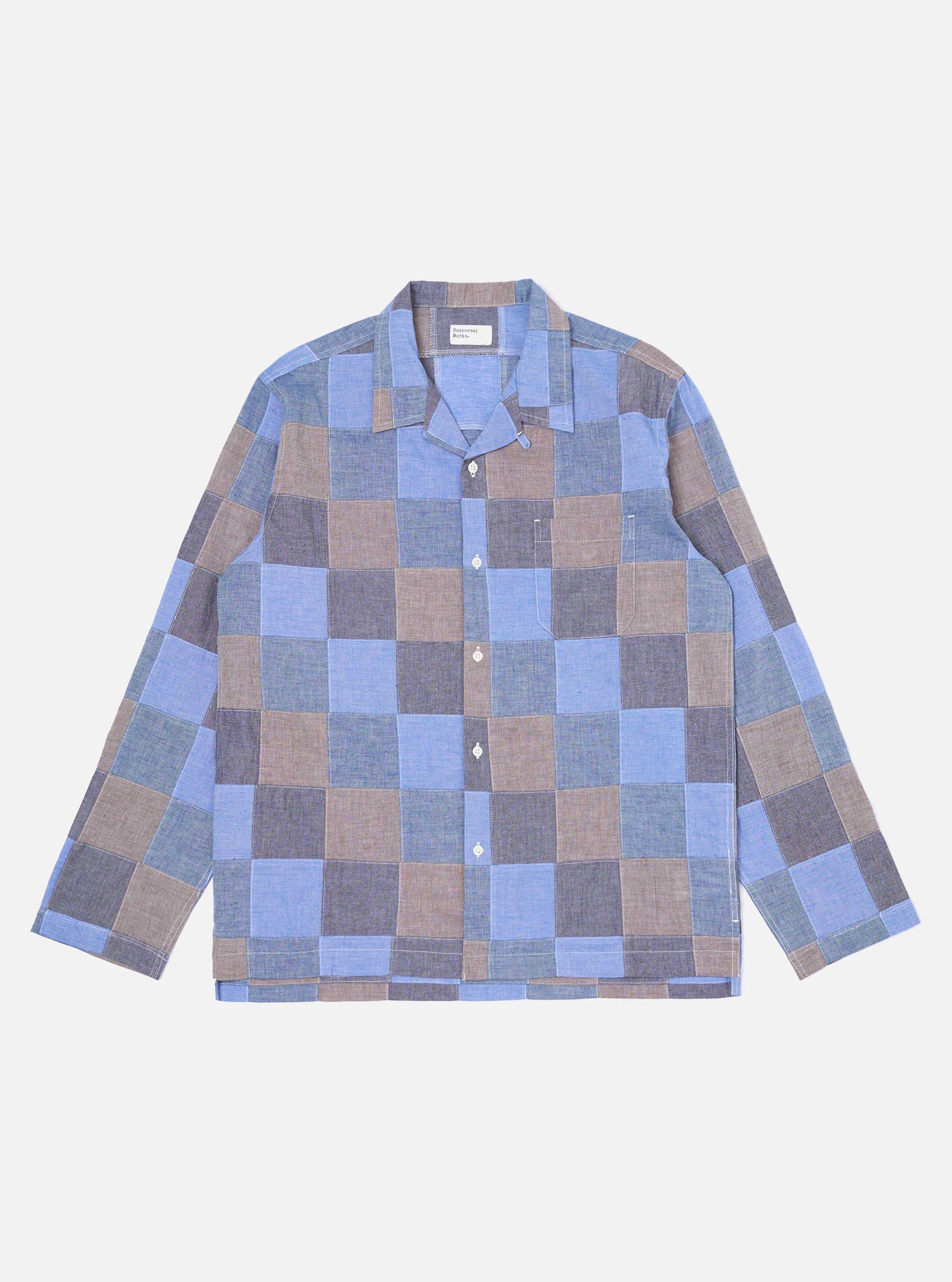 Indigo Patchwork Chambray Pyjama Set