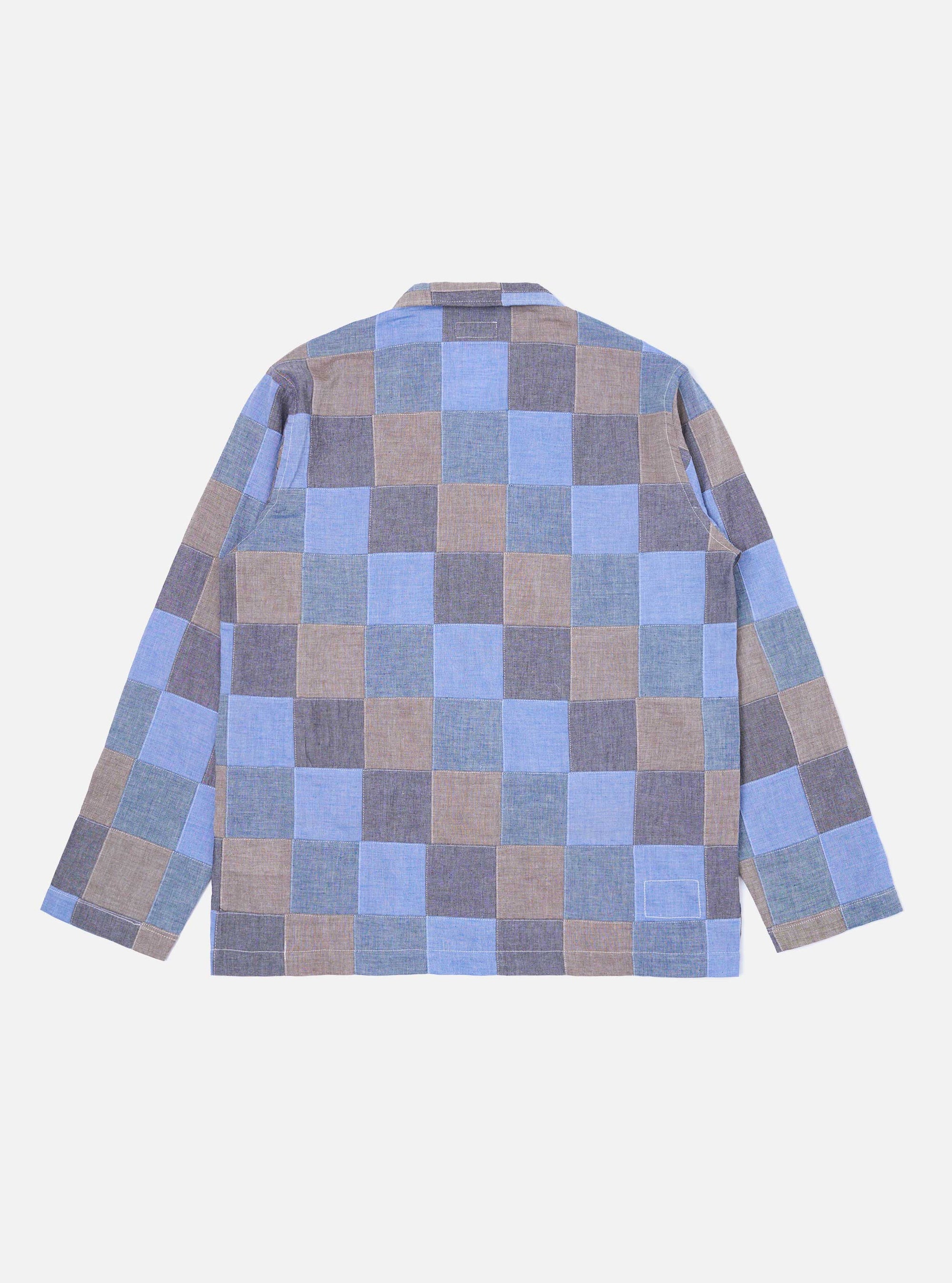 Indigo Patchwork Chambray Pyjama Set