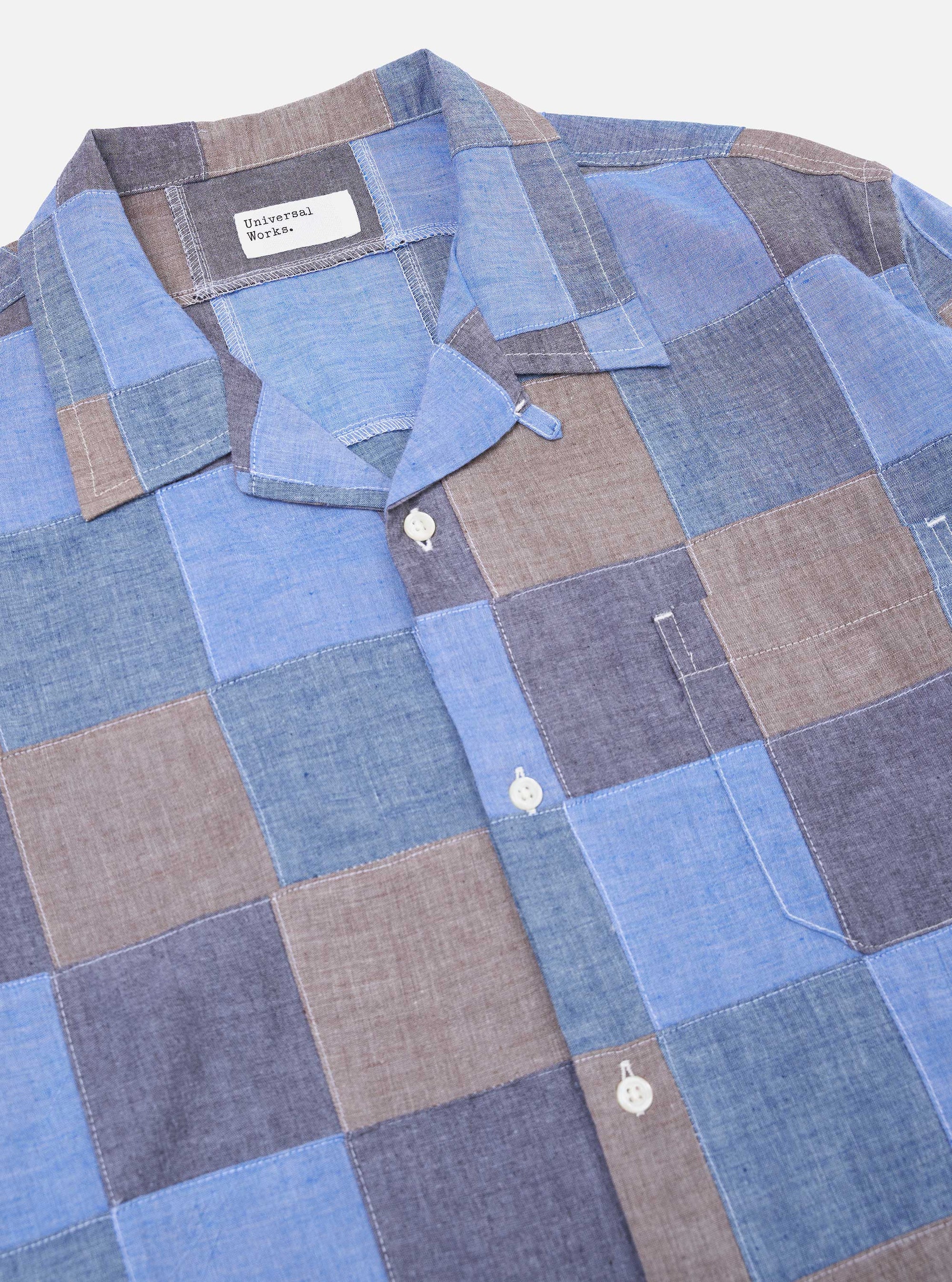 Indigo Patchwork Chambray Pyjama Set