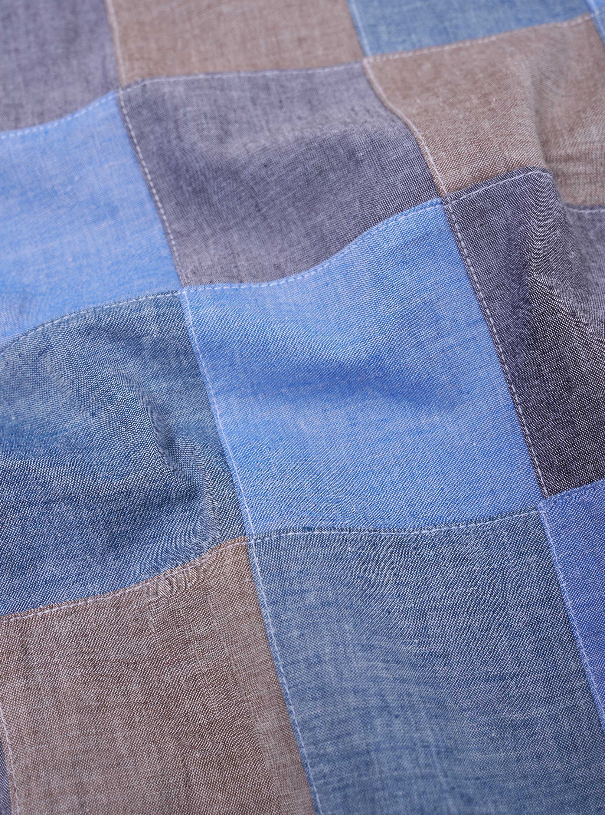 Indigo Patchwork Chambray Pyjama Set