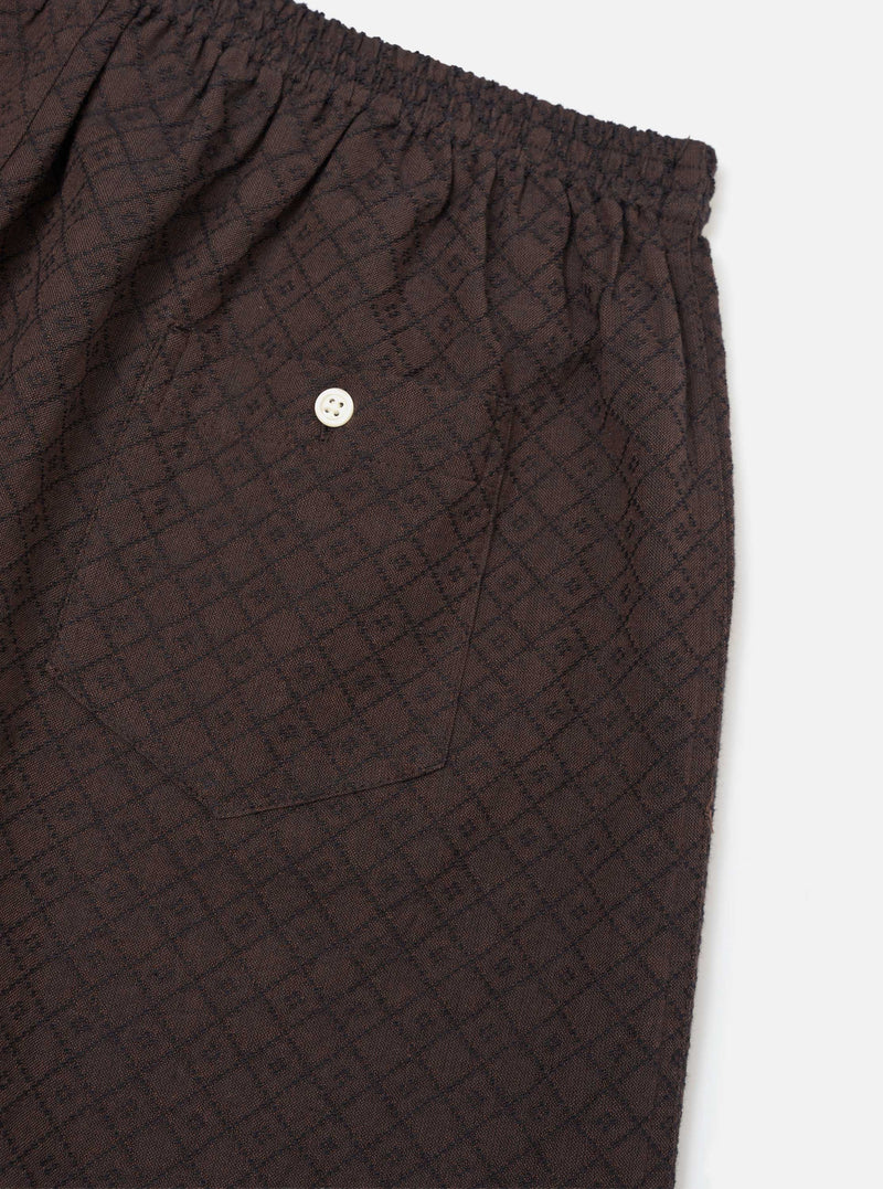 Brown Diamond Dobby Boxer Short