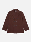 Brown Peached Poplin Manor Jacket