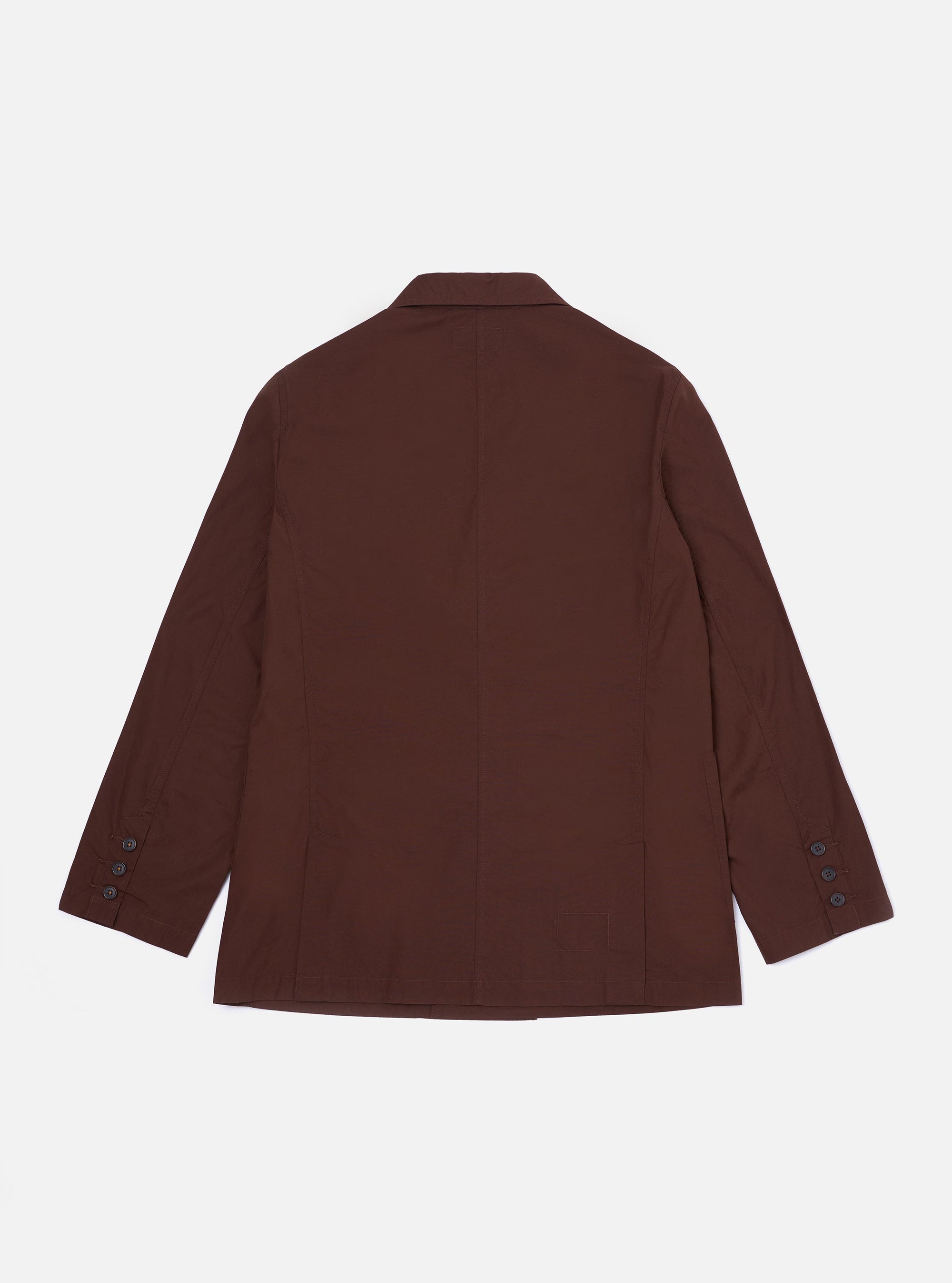 Brown Peached Poplin Manor Jacket