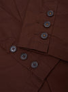 Brown Peached Poplin Manor Jacket