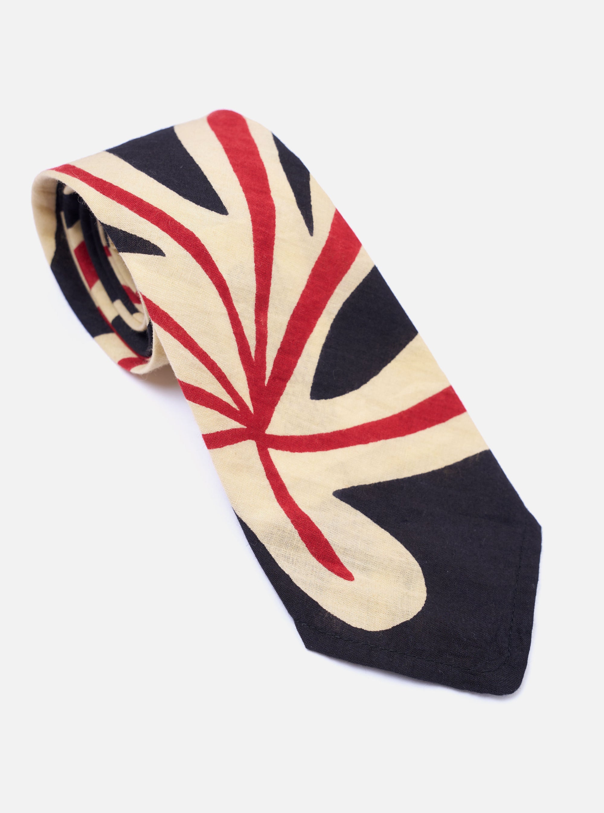 Black Baja Print Tie