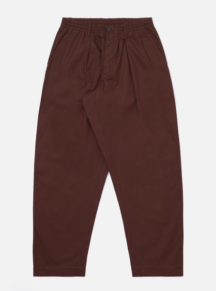 Men's Brown Poplin Wide Leg Oxford Pant – Universal Works