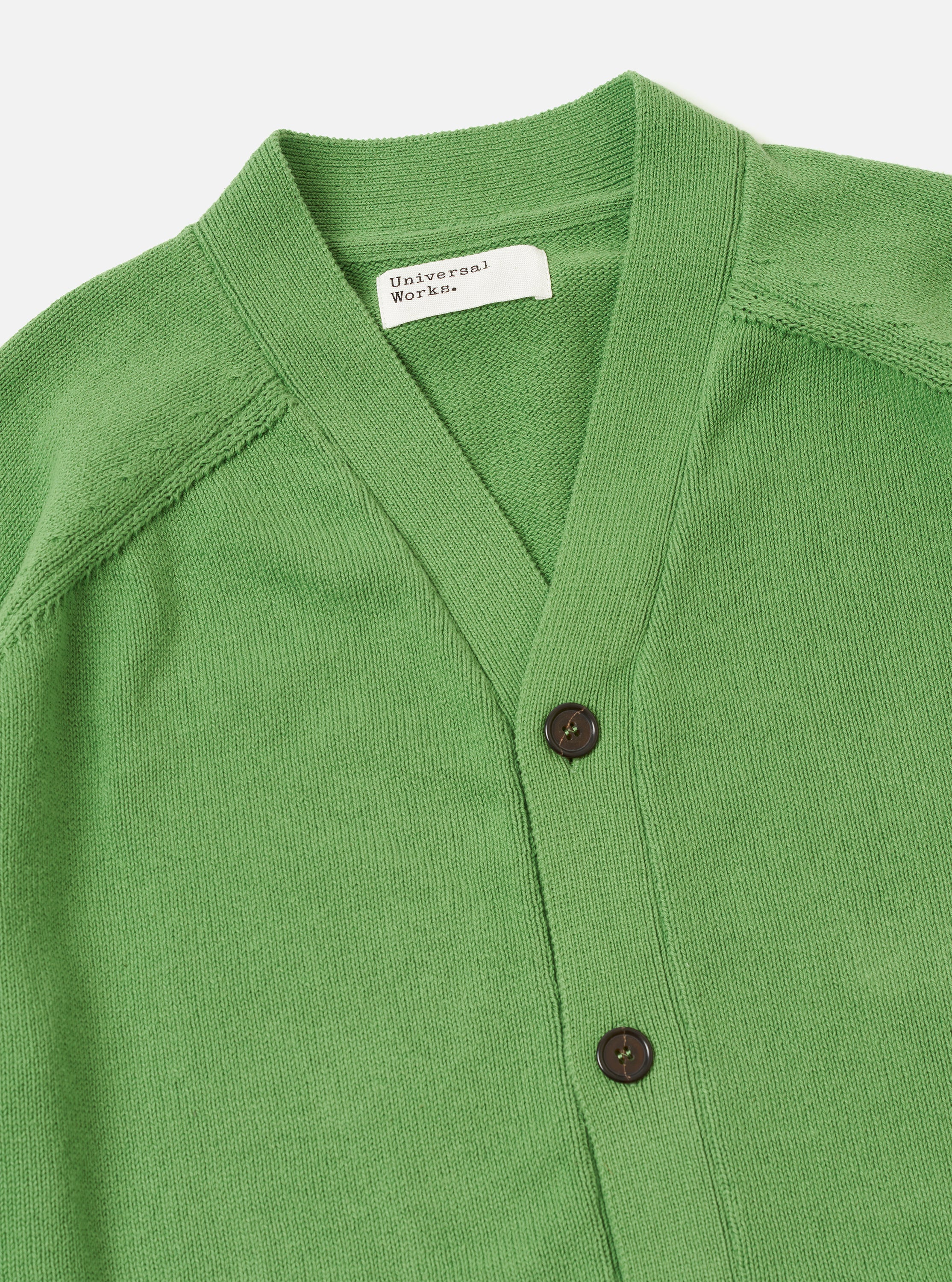 Men's Green Eco Cotton Knit Pocket David Cardigan – Universal Works