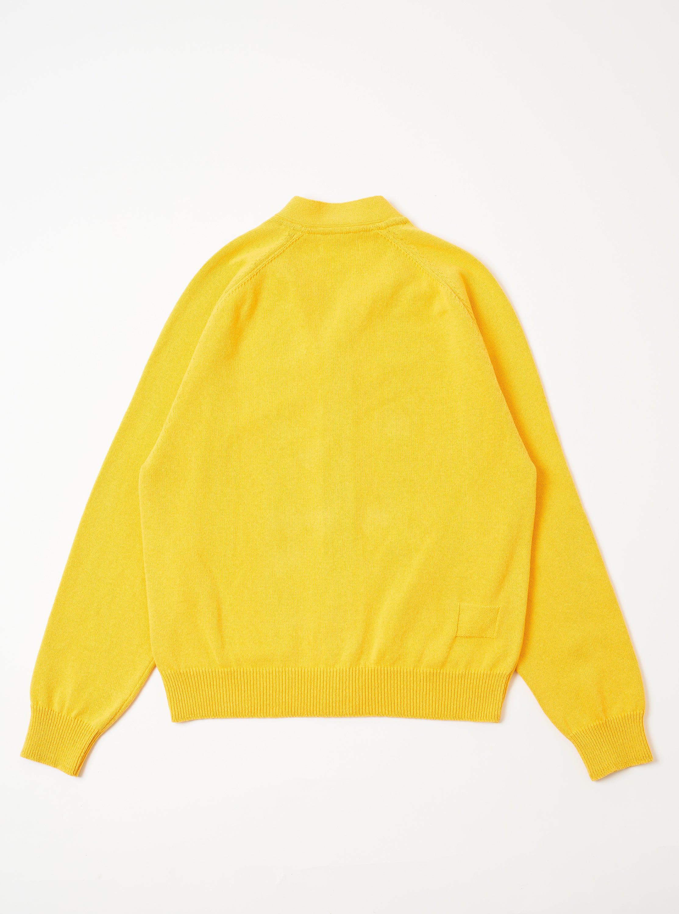 Men's Yellow Eco Cotton Knit Pocket David Cardigan – Universal Works