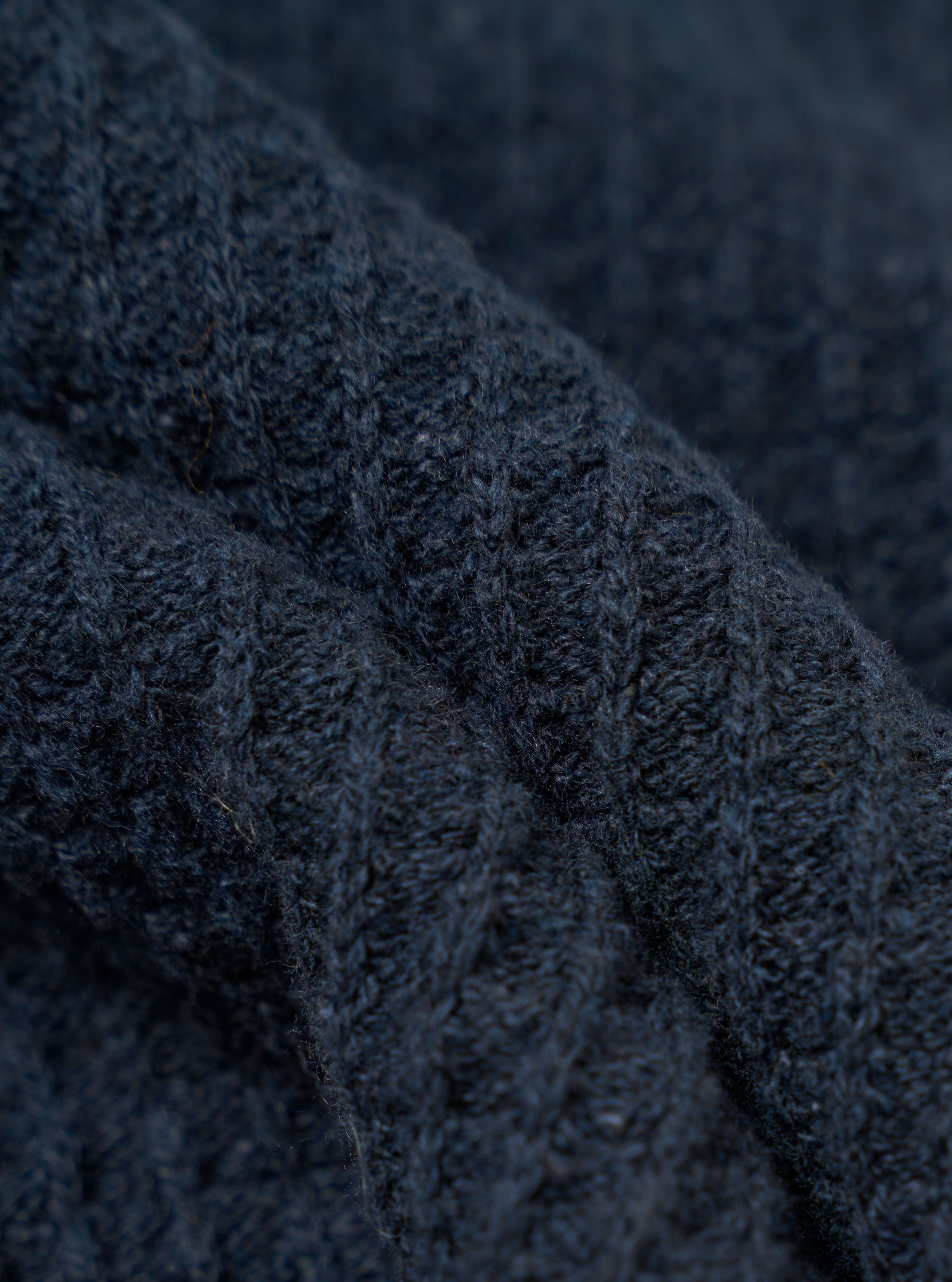 Men's Navy Eco Cotton Knit Knit Jacket – Universal Works
