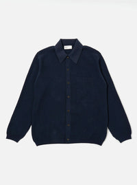 Navy Eco Cotton Knit Jacket