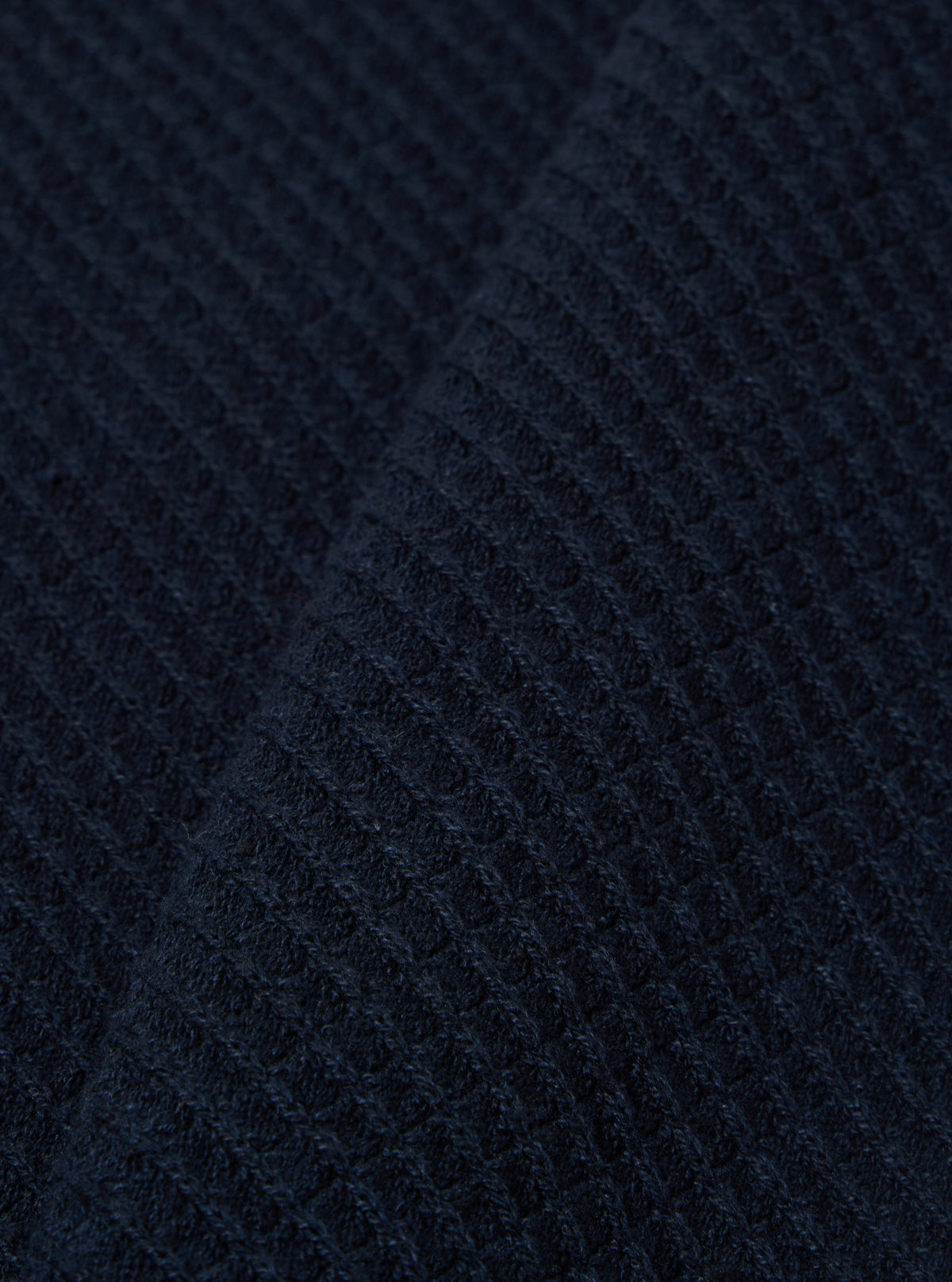 Navy Eco Cotton Knit Jacket