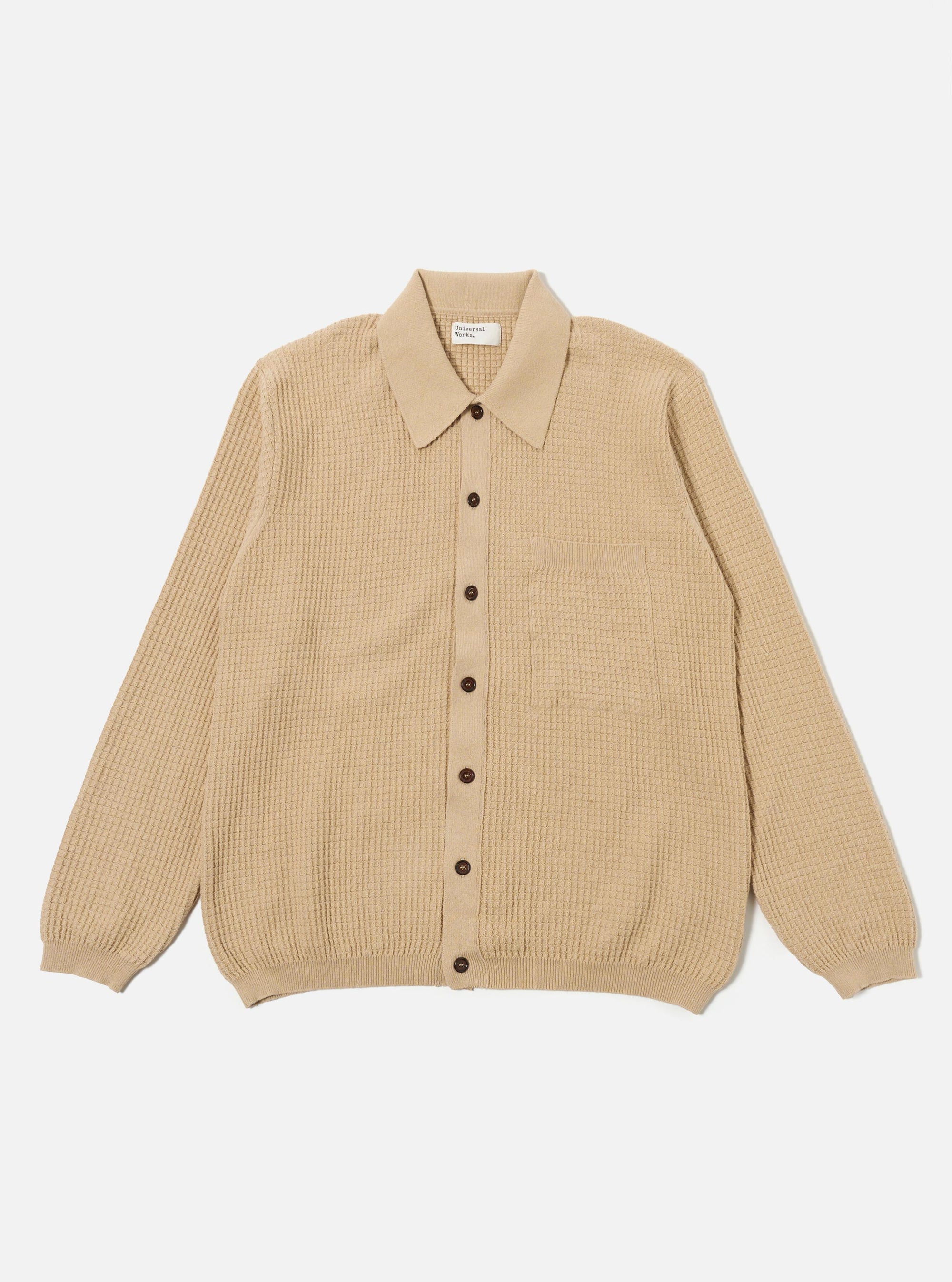 Sand Eco Cotton Knit Jacket