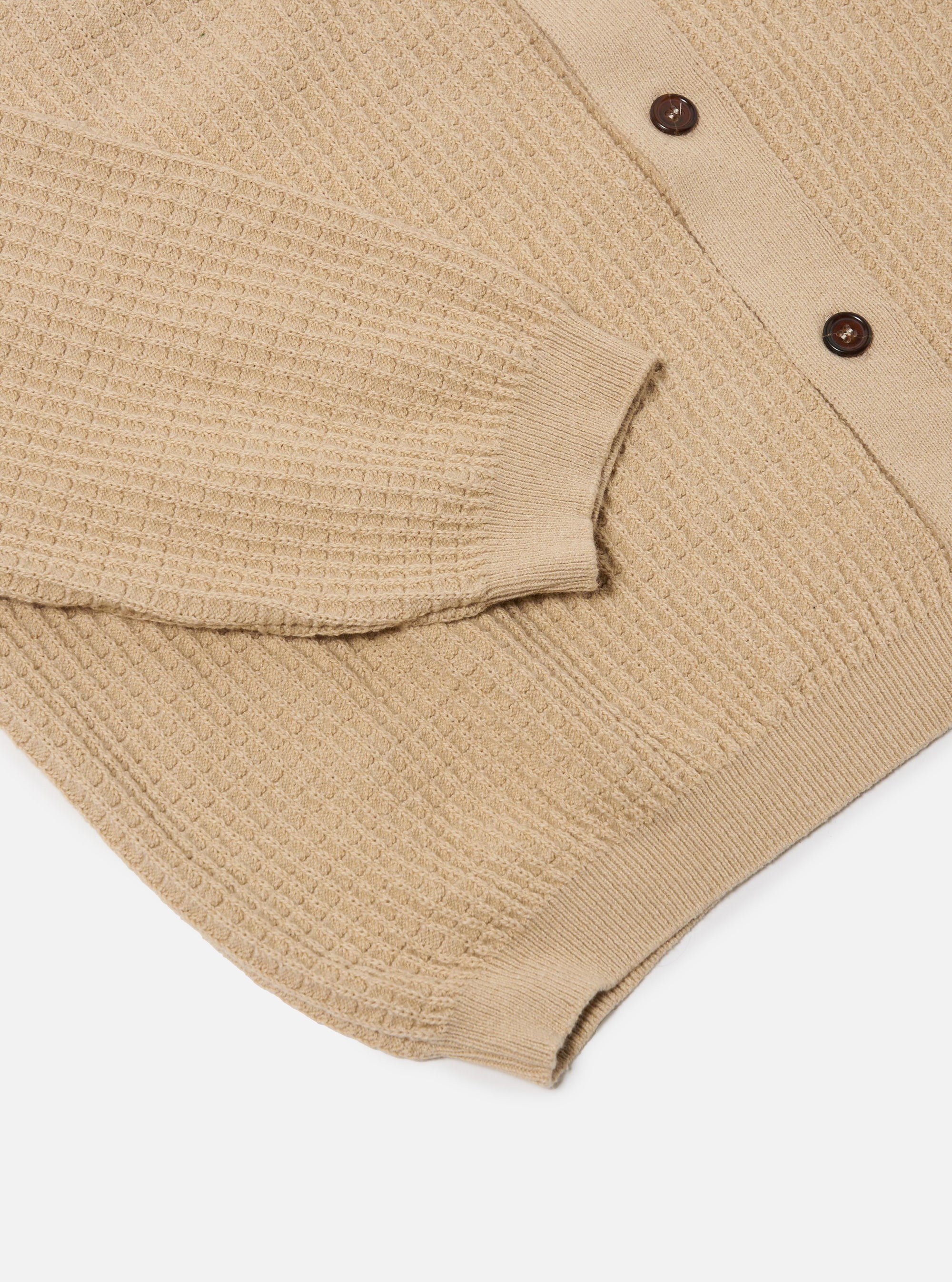Sand Eco Cotton Knit Jacket