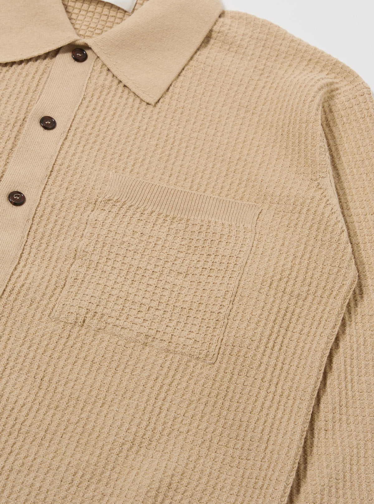 Sand Eco Cotton Knit Jacket