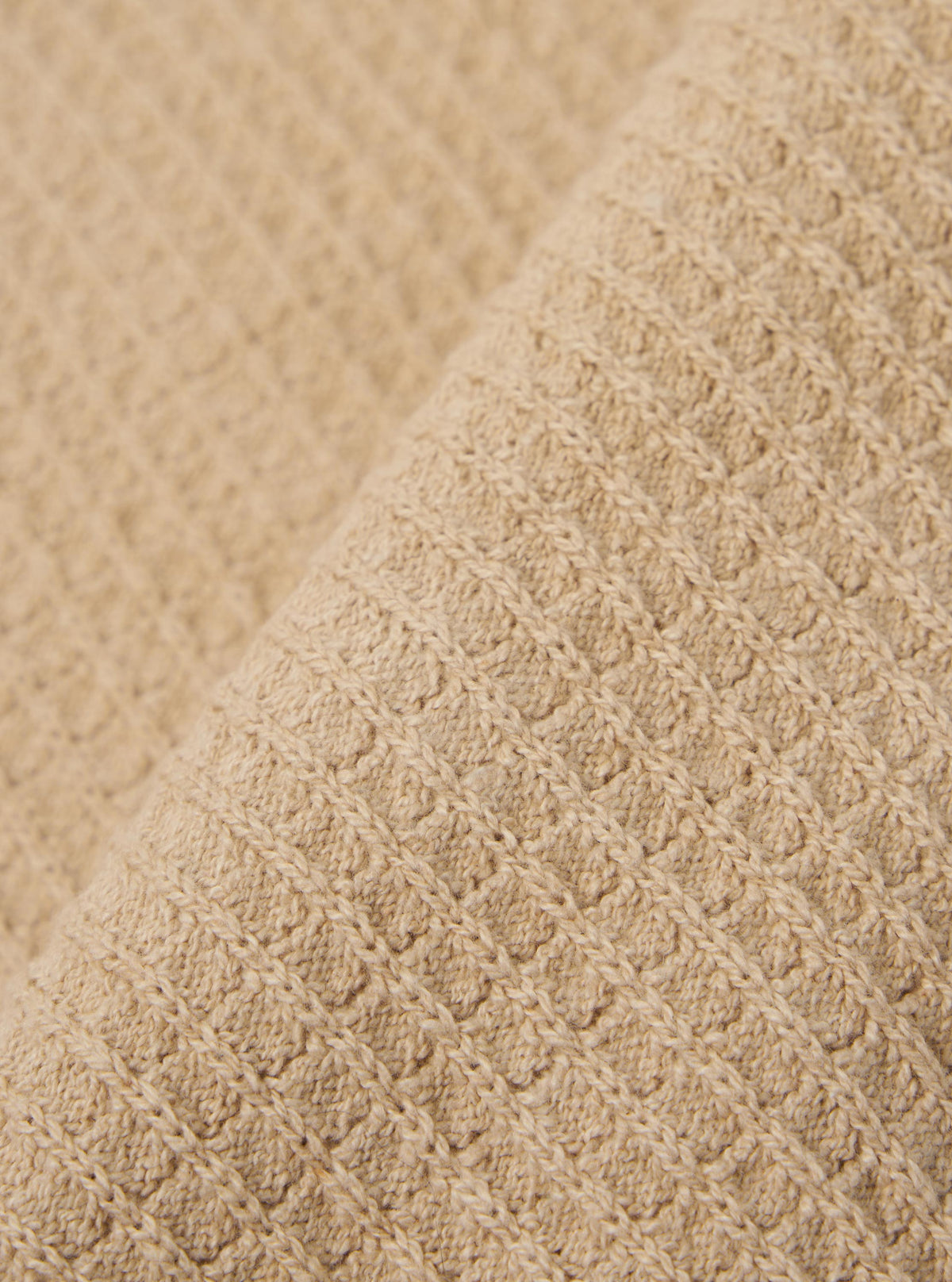 Sand Eco Cotton Knit Jacket