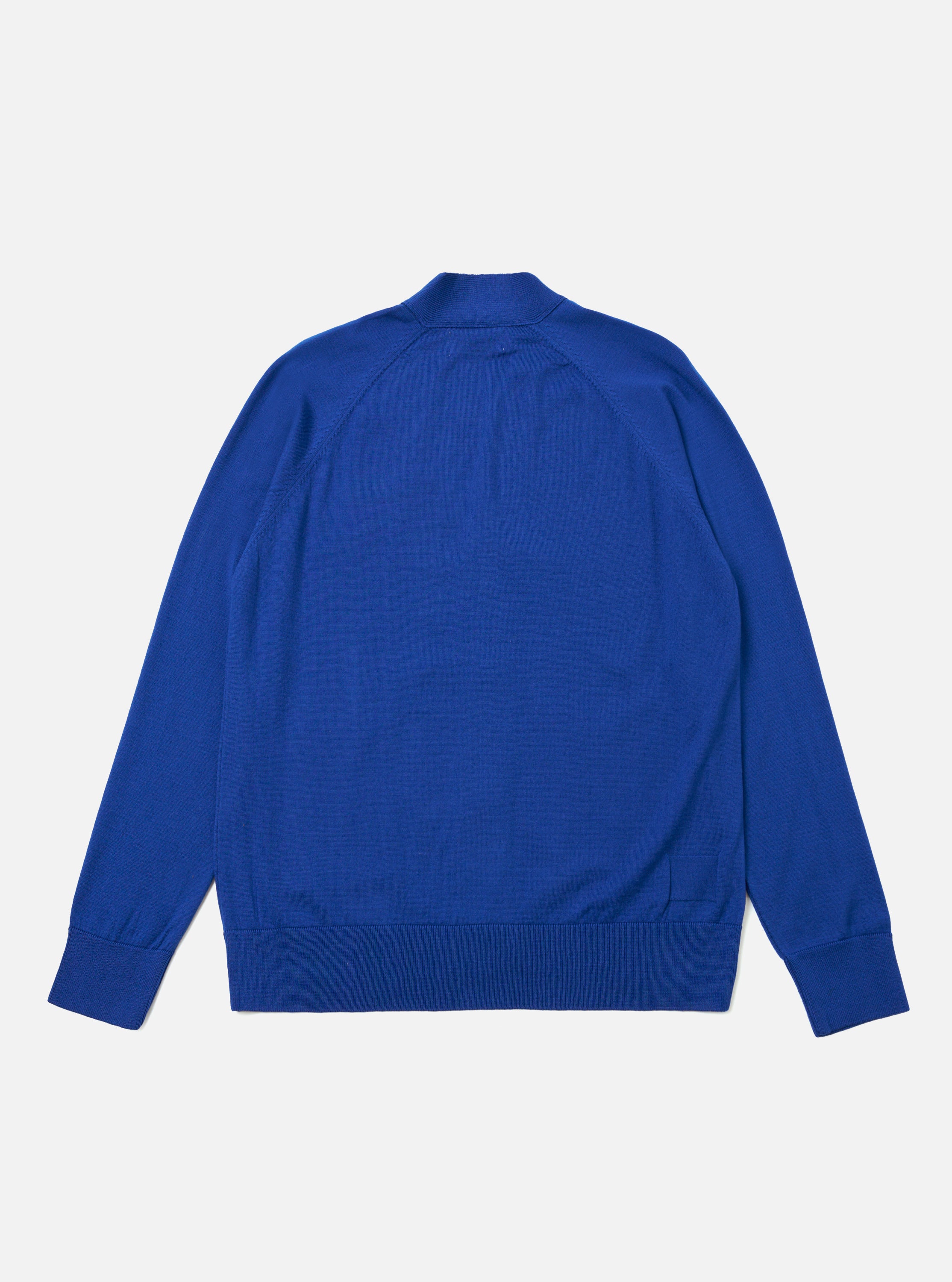 Men's Blue Woolcot Bio Loose Cardigan II – Universal Works