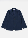 Navy Derby Stripe Two Button Jacket