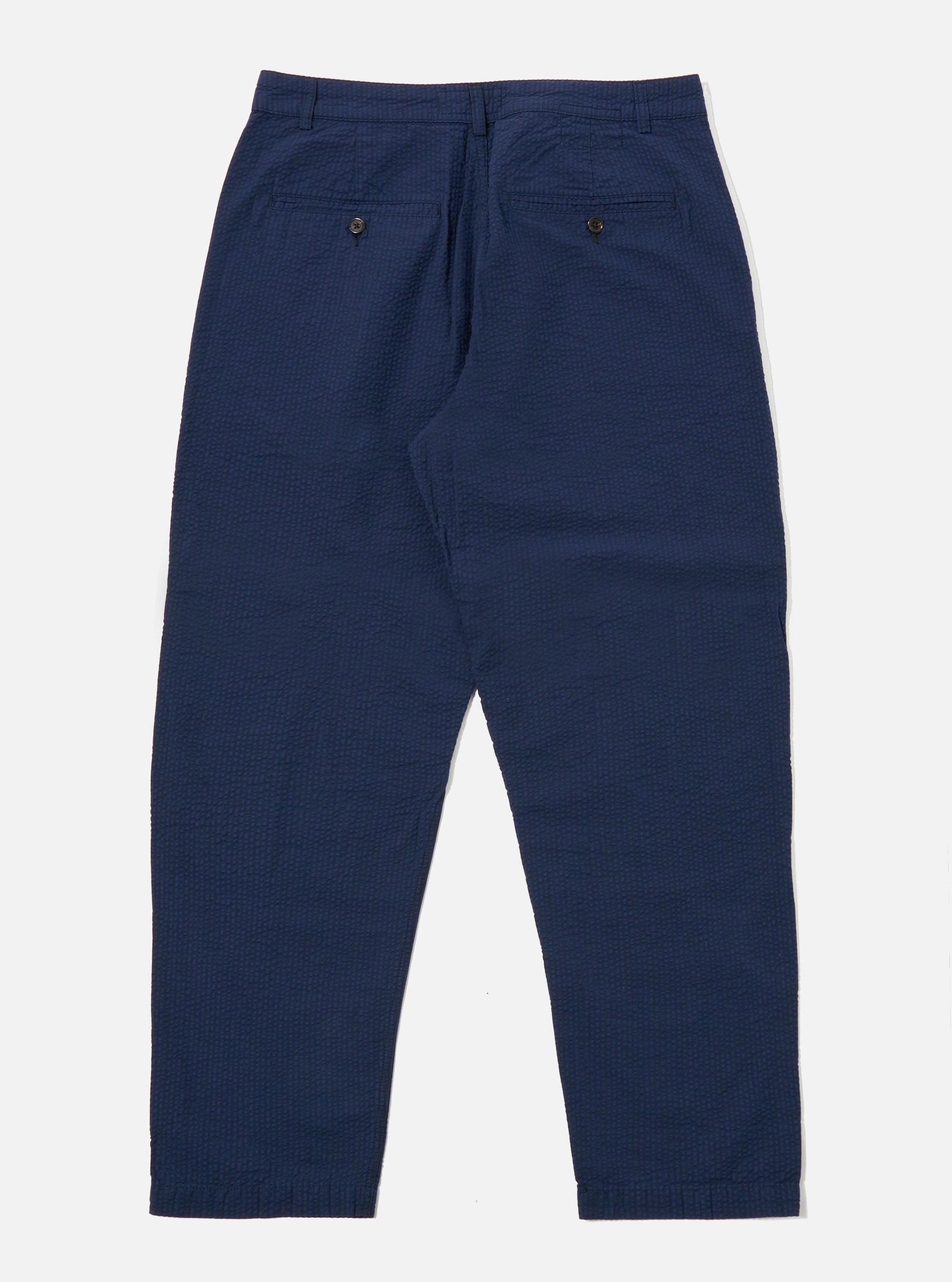 Men's Navy Derby Stripe Military Chino – Universal Works