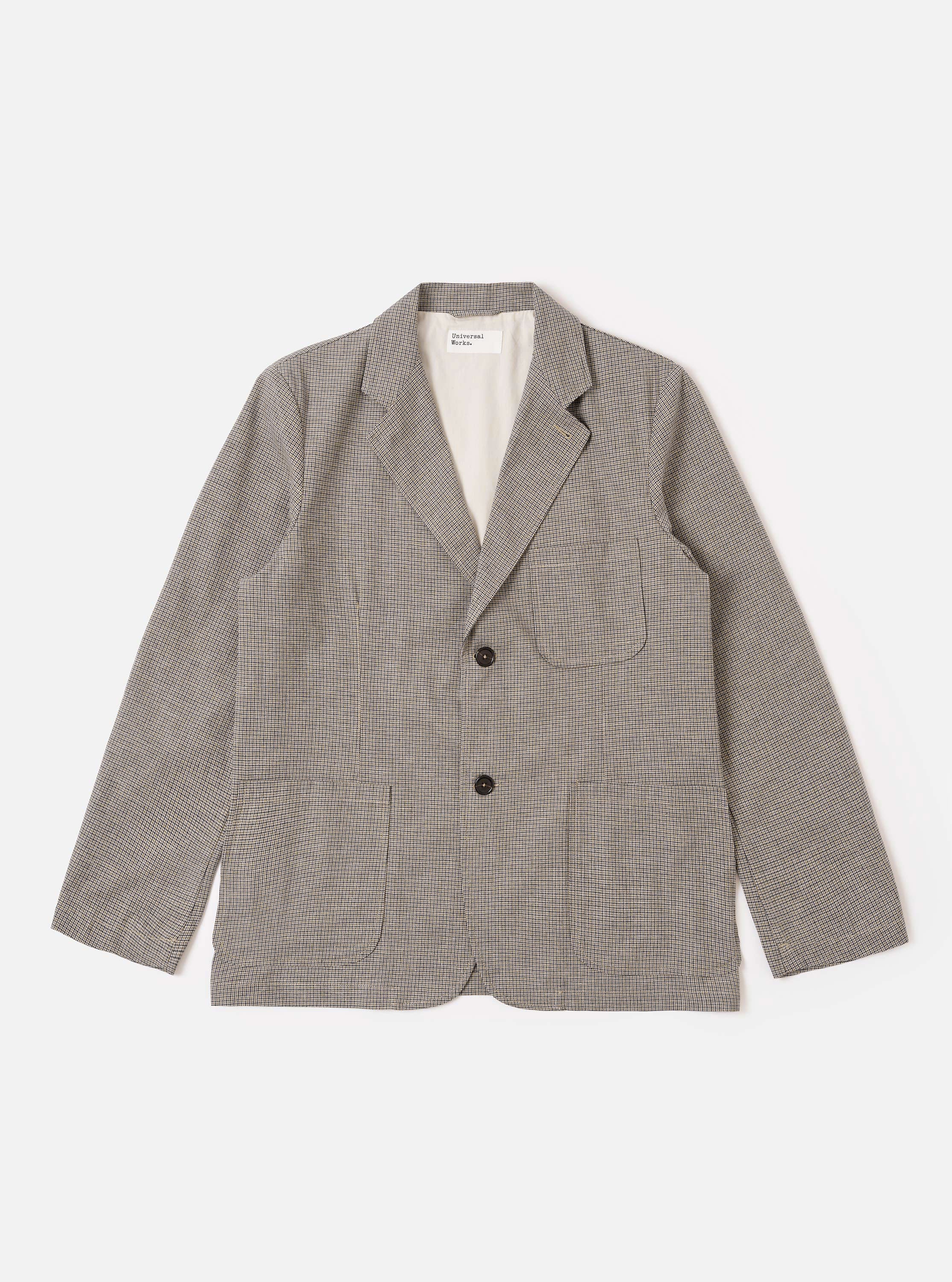 Men's Multi Houndstooth Two Button Suit Jacket – Universal Works