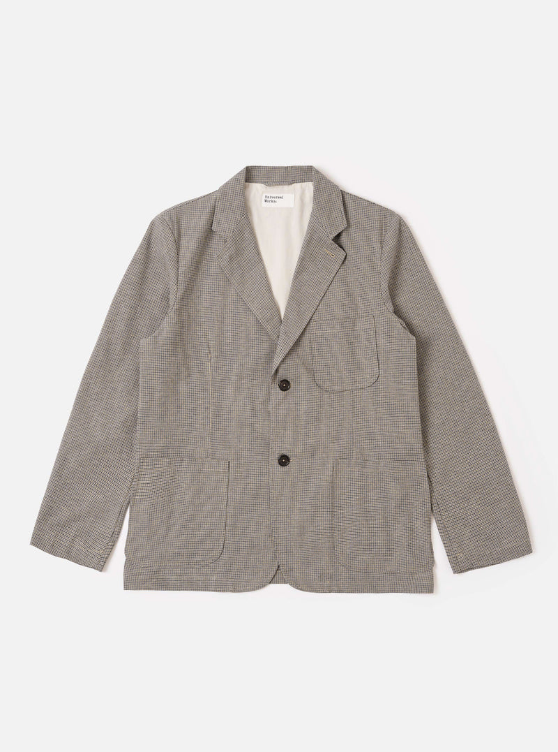 Multi Lucas Cotton Mix Two Button Jacket