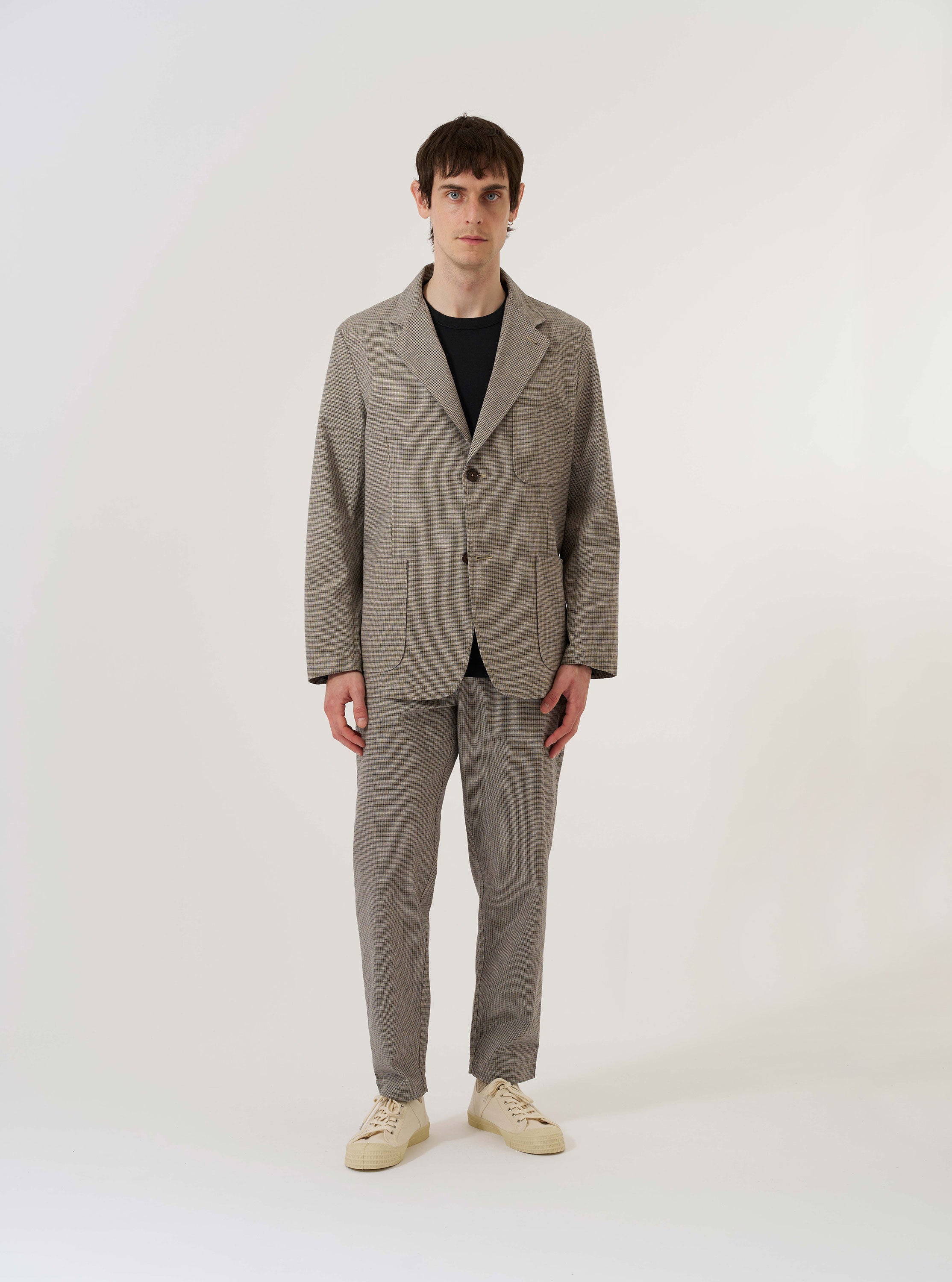 Men's Multi Houndstooth Two Button Suit Jacket – Universal Works