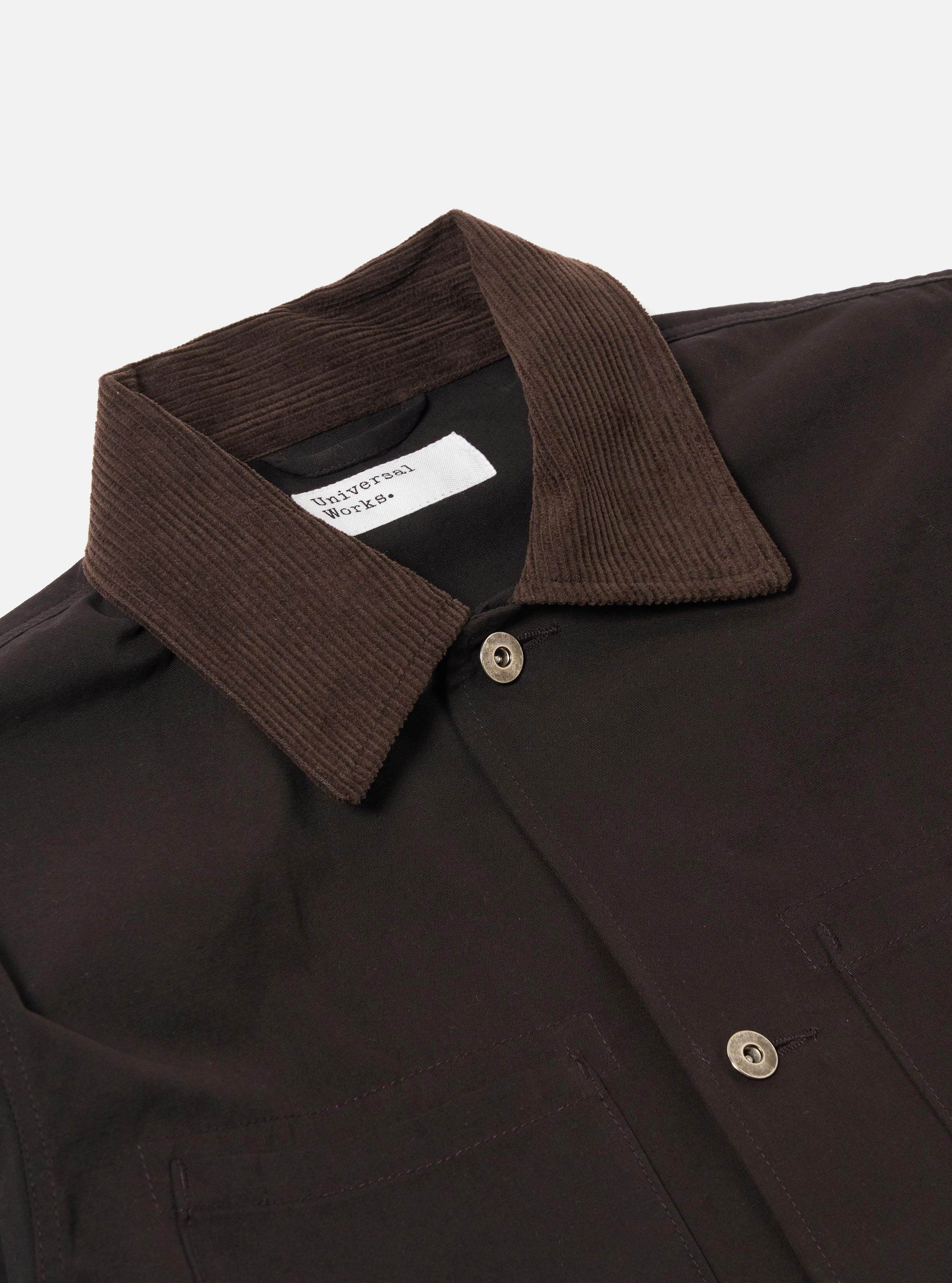 Men's Licorice Canvas Labour Chore Jacket – Universal Works