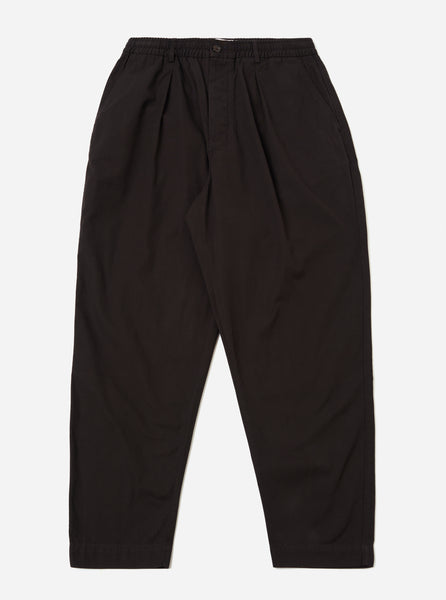 Men's Licorice Canvas Pleated Track Pant – Universal Works