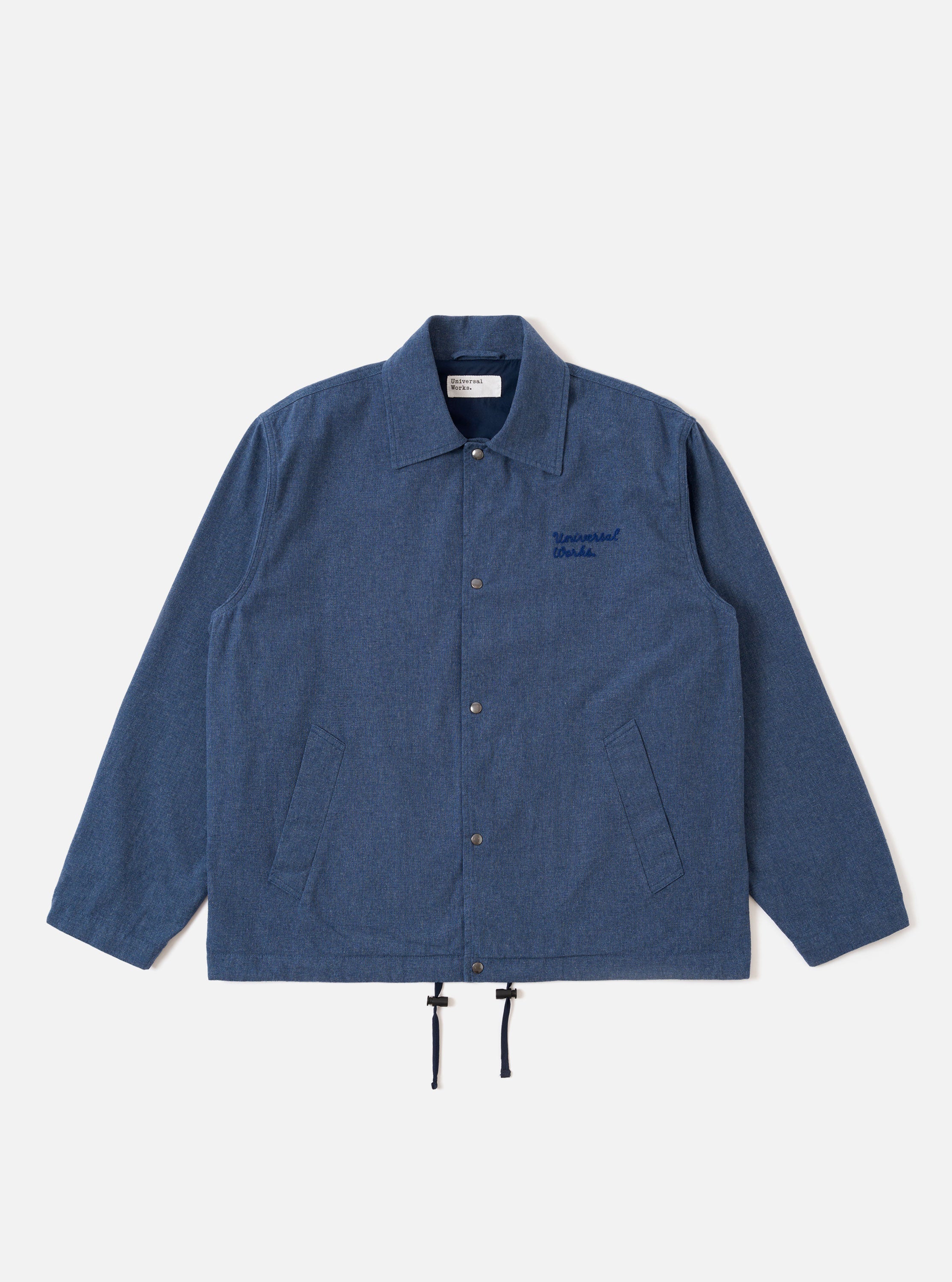 Men's Blue Sintra Recycled Cotton Head Coach Jacket – Universal Works