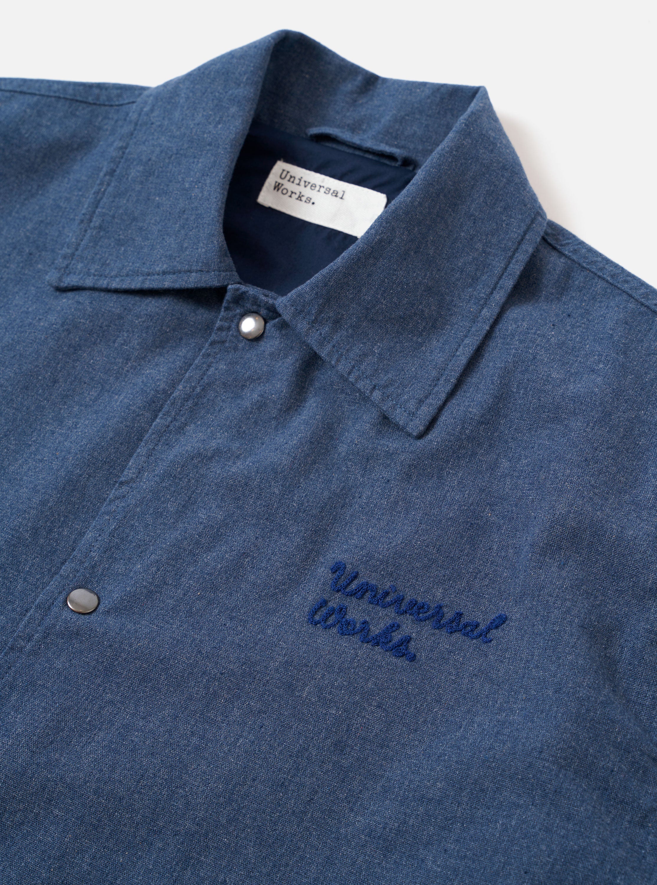 Men's Blue Sintra Recycled Cotton Head Coach Jacket – Universal Works