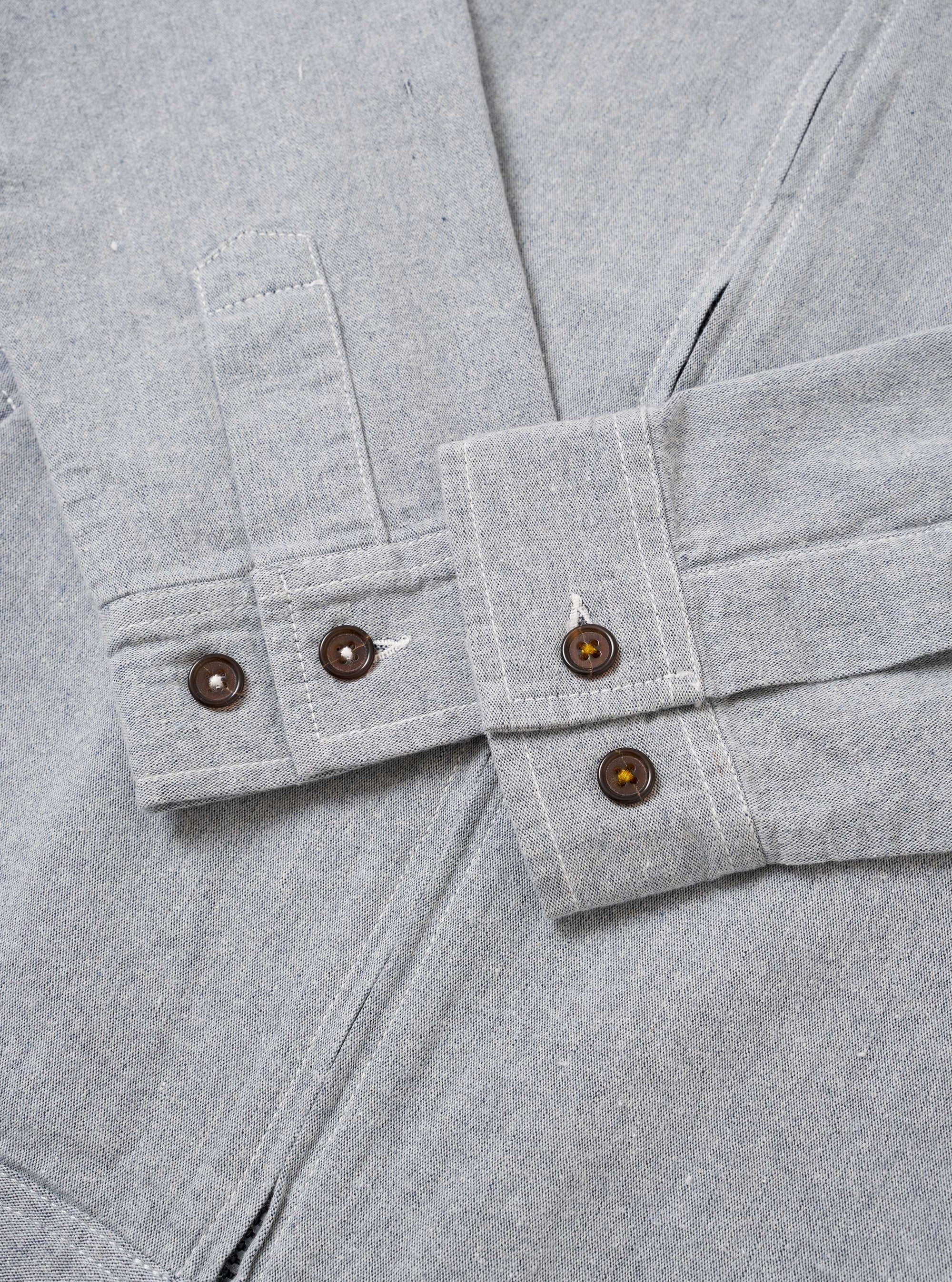 Light Indigo Jean Cloth Reworked Rose Bowl Jacket