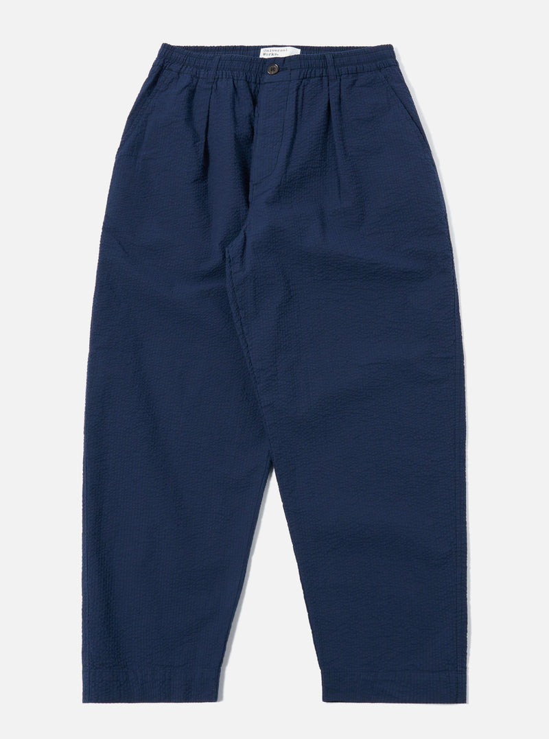 Navy Derby Stripe Oxford Pant