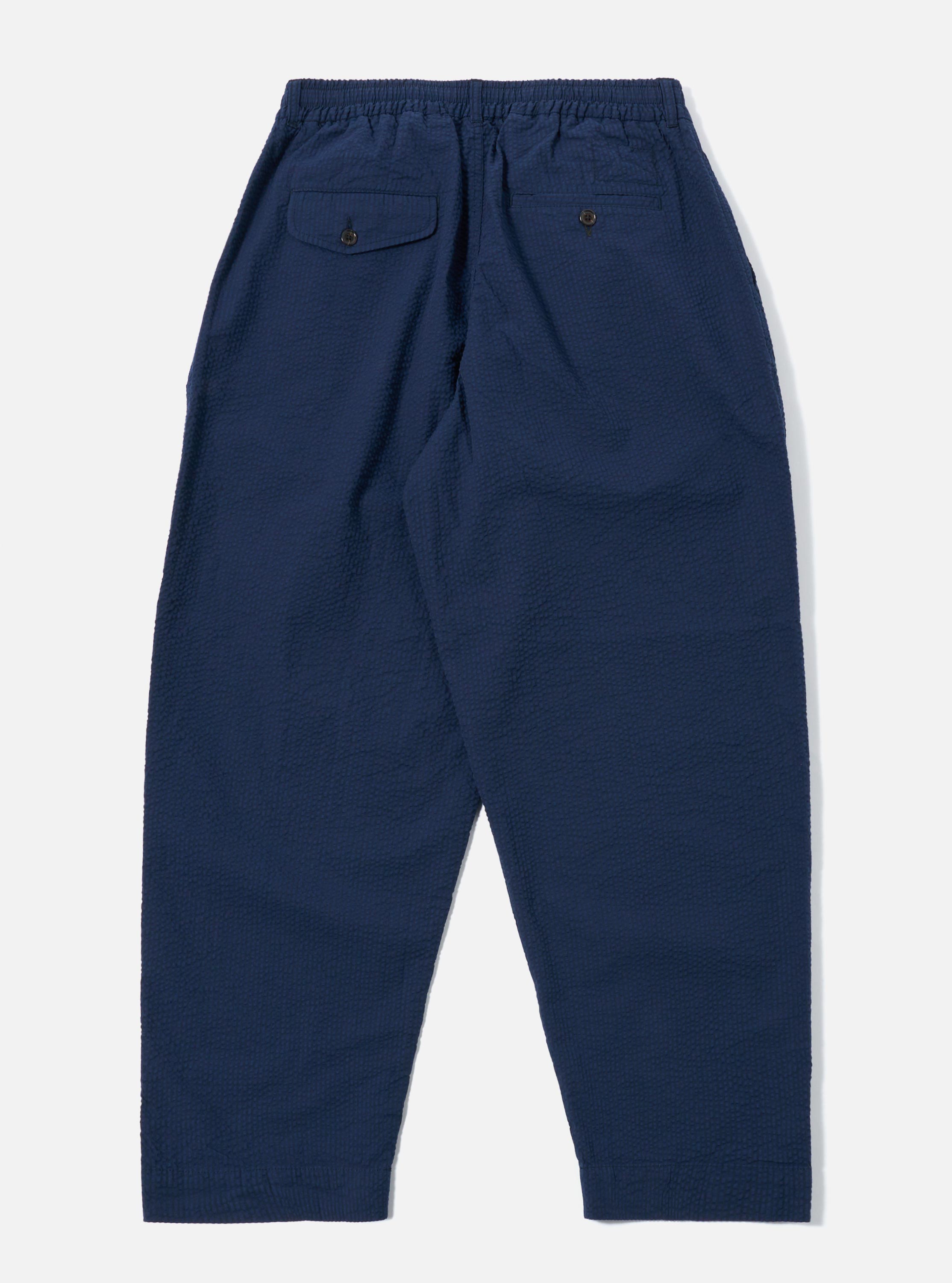 Men's Navy Derby Stripe Oxford Pant – Universal Works