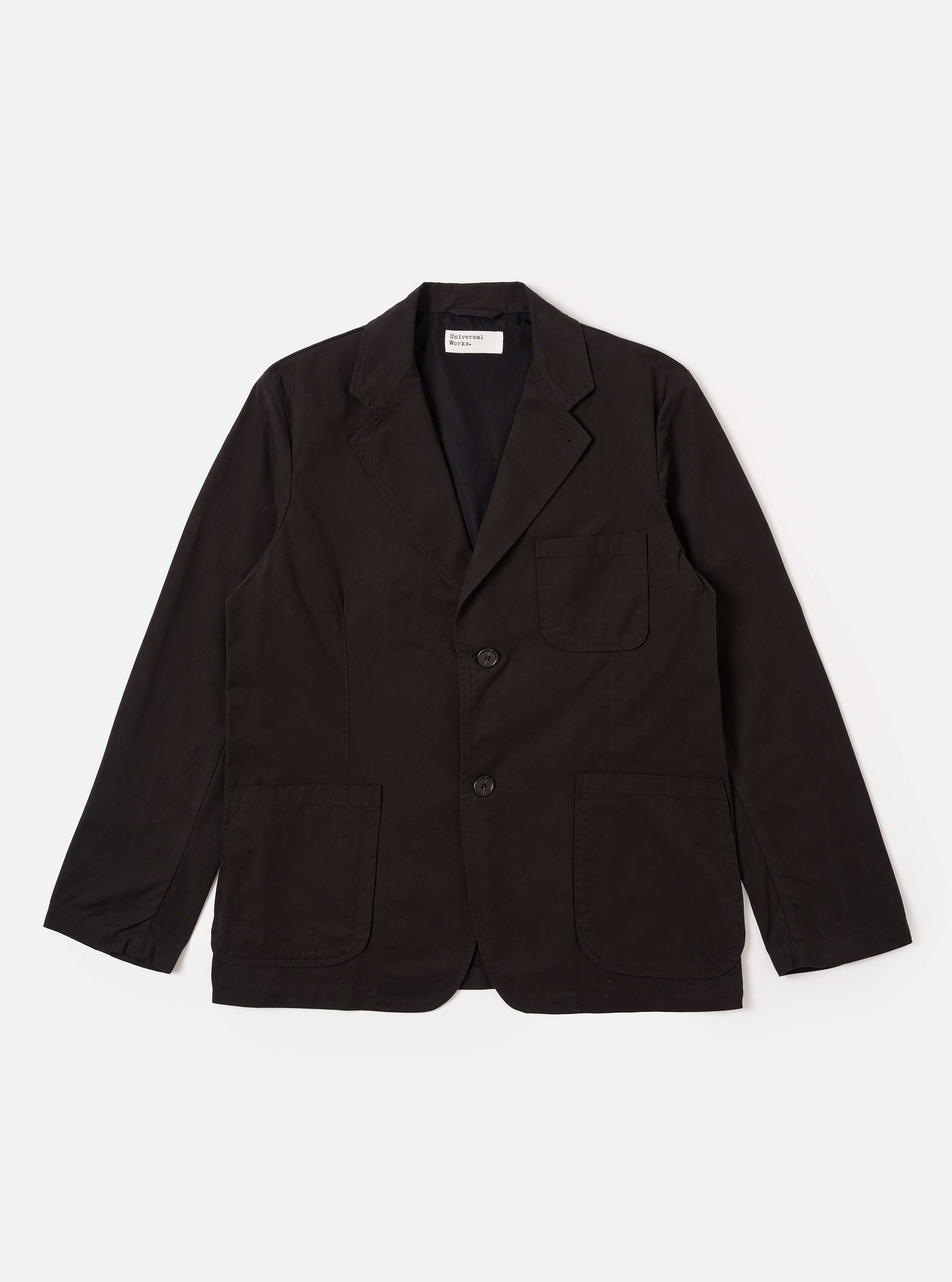 【NECESSARY】美品 HALF BUTTON COAT Men's Licorice Summer Canvas Two Button Jacket – Universal Works